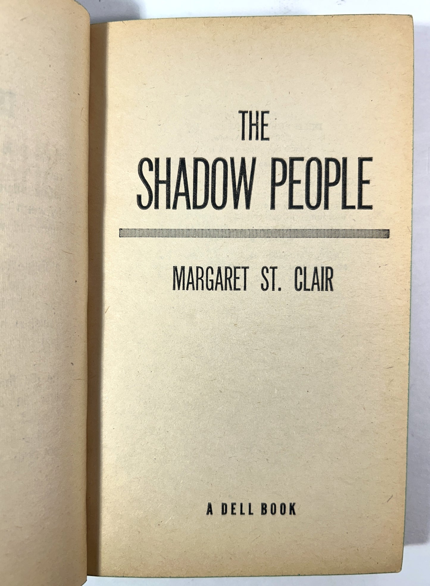 The Shadow People by Margaret St. Clair 1969 1st Printing