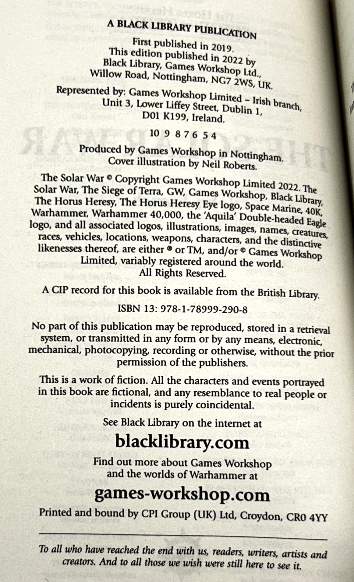 The Horus Heresy Siege of Terra: The Solar War by John French 2019