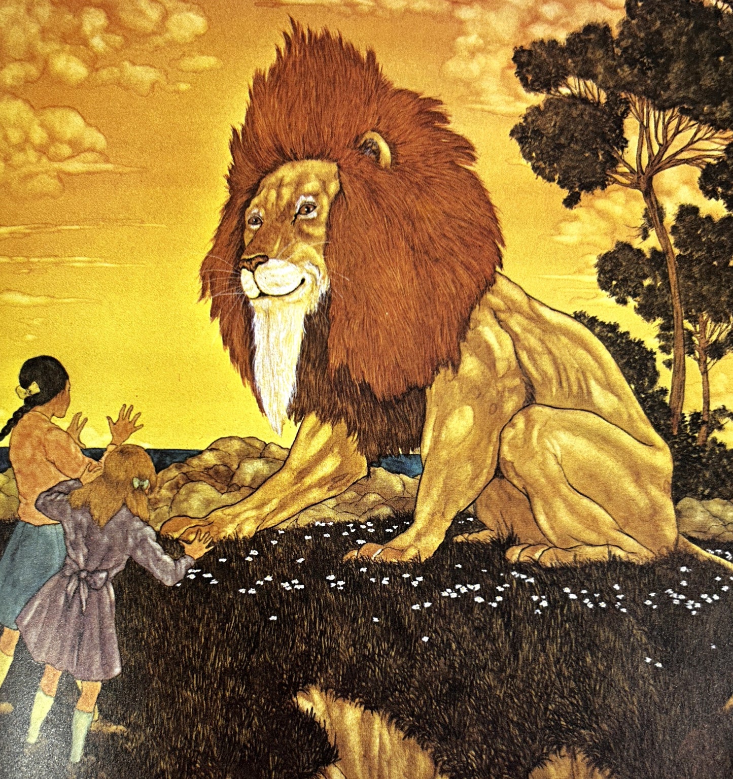 The Lion The Witch & The Wardrobe by CS Lewis 1983 Illustrated by Michael Hague