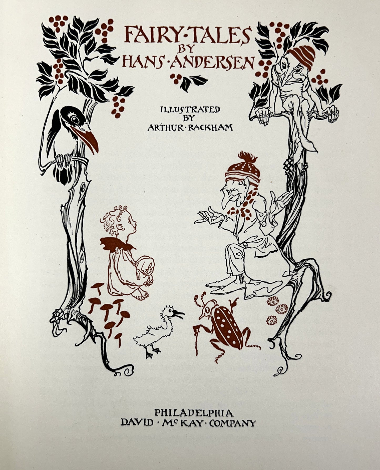 Fairy-Tales by Hans Andersen circa 1930s Illustrated by Arthur Rackham