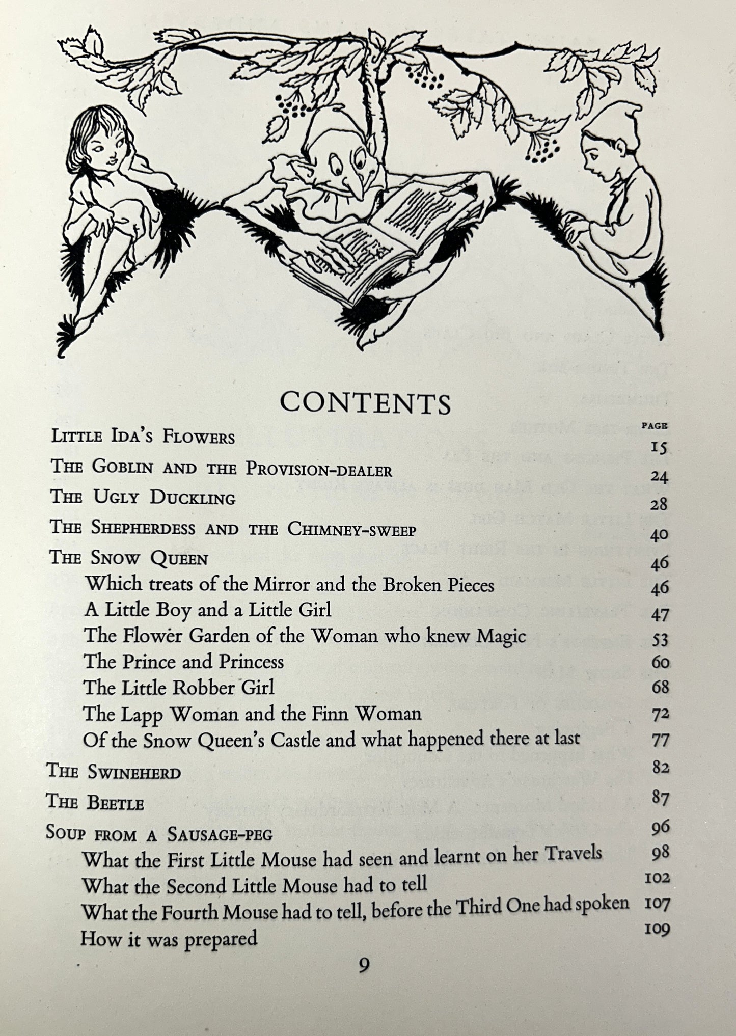 Fairy-Tales by Hans Andersen circa 1930s Illustrated by Arthur Rackham
