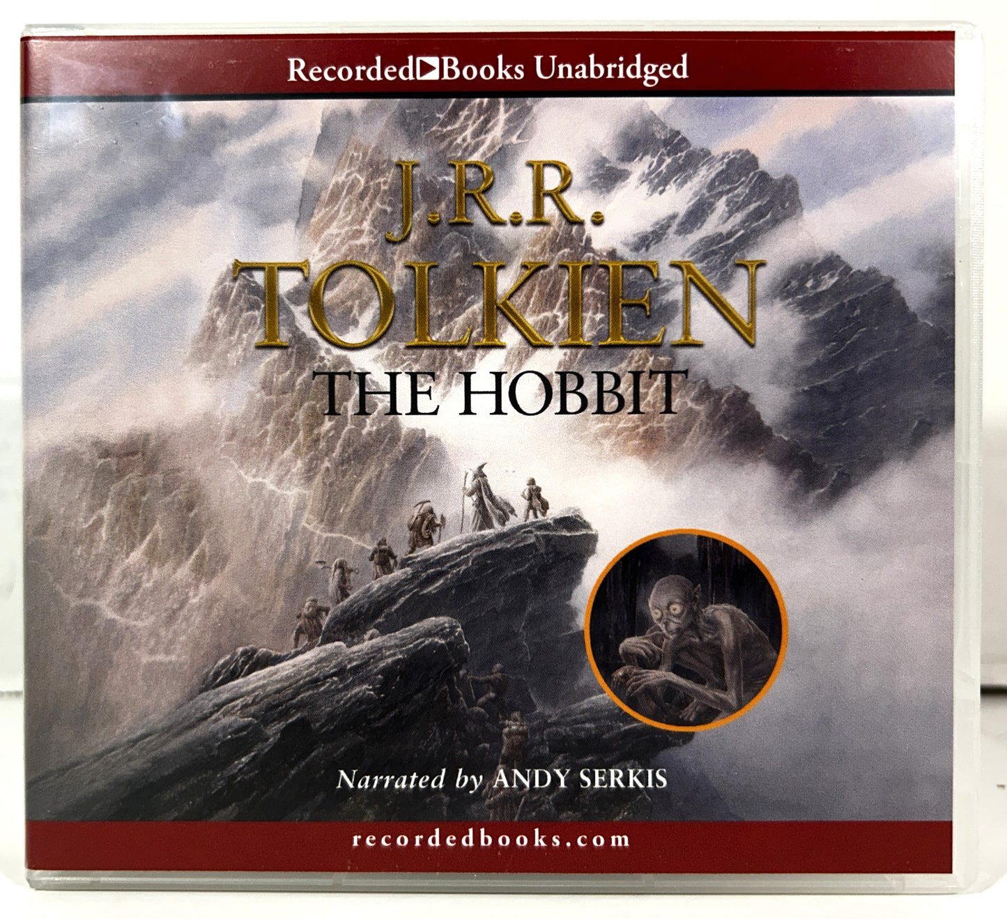 The Hobbit by JRR Tolkien Audio Book Narrated by Andy Serkis 9 CDs