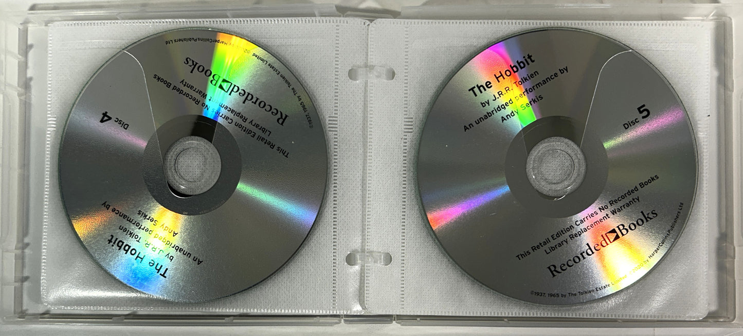 The Hobbit by JRR Tolkien Audio Book Narrated by Andy Serkis 9 CDs
