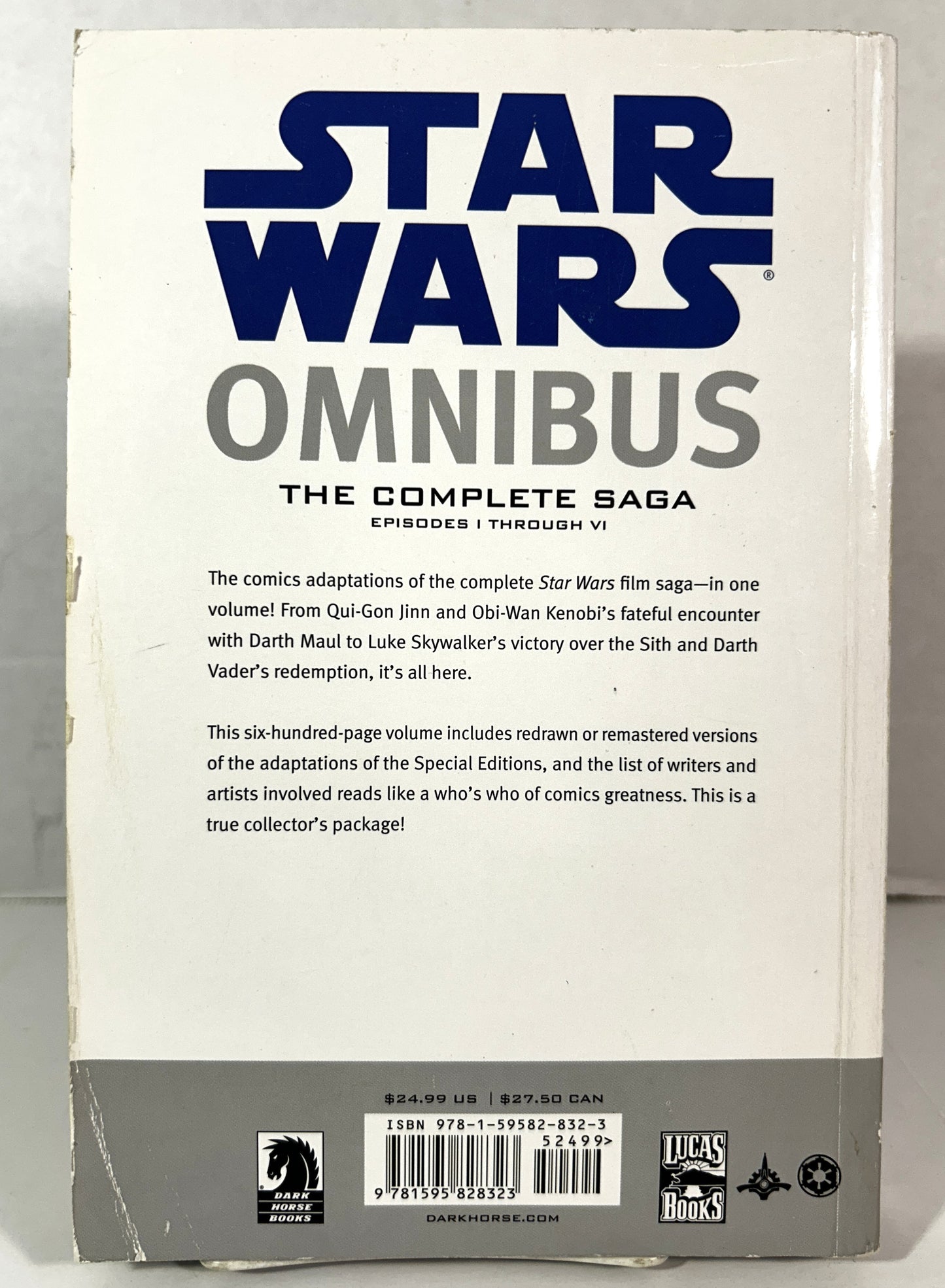 Star Wars Omnibus: The Complete Saga Episodes I-VI 2011