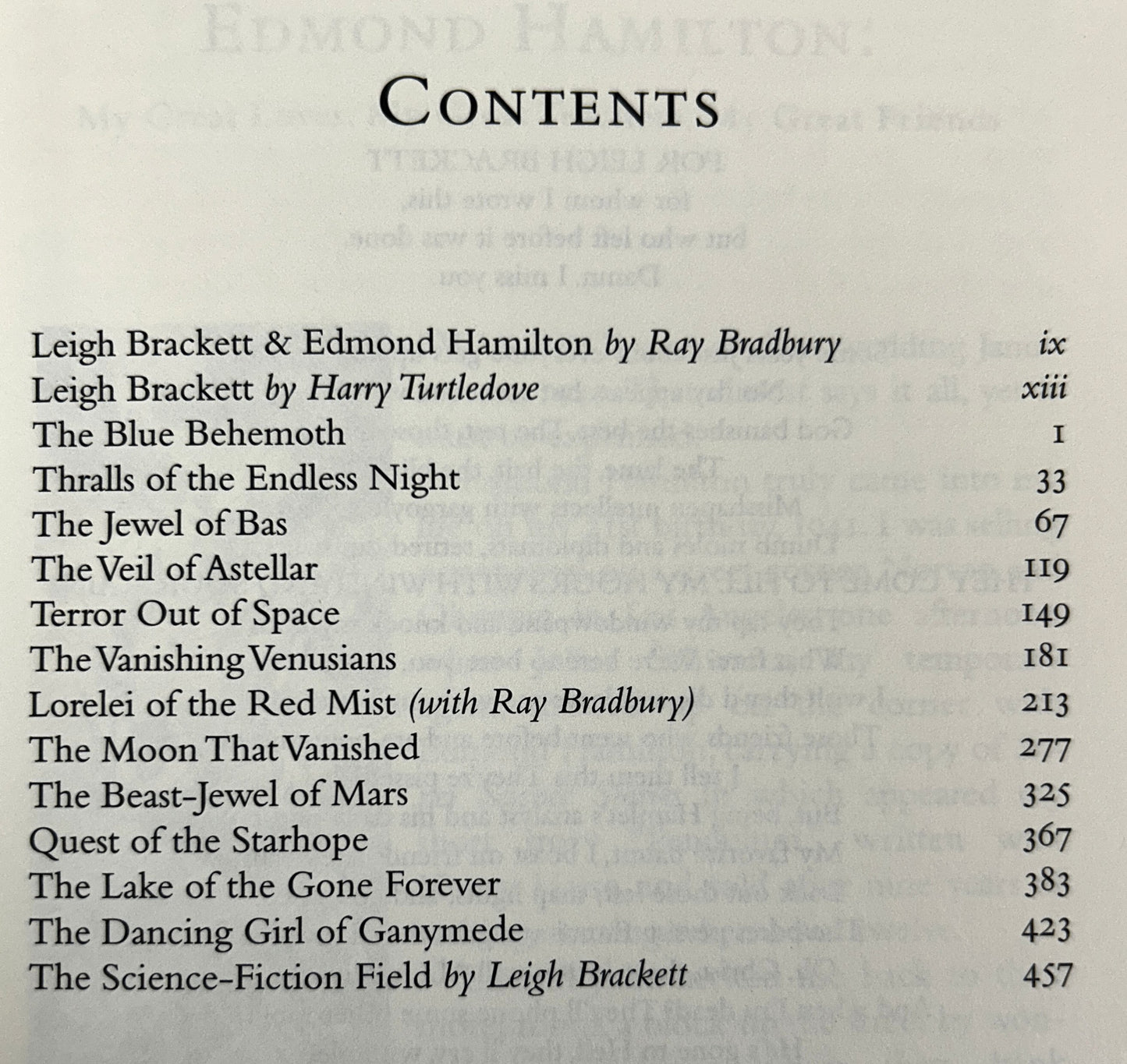 Set of 3 Leigh Brackett Collections 2002-2011 1st Editions