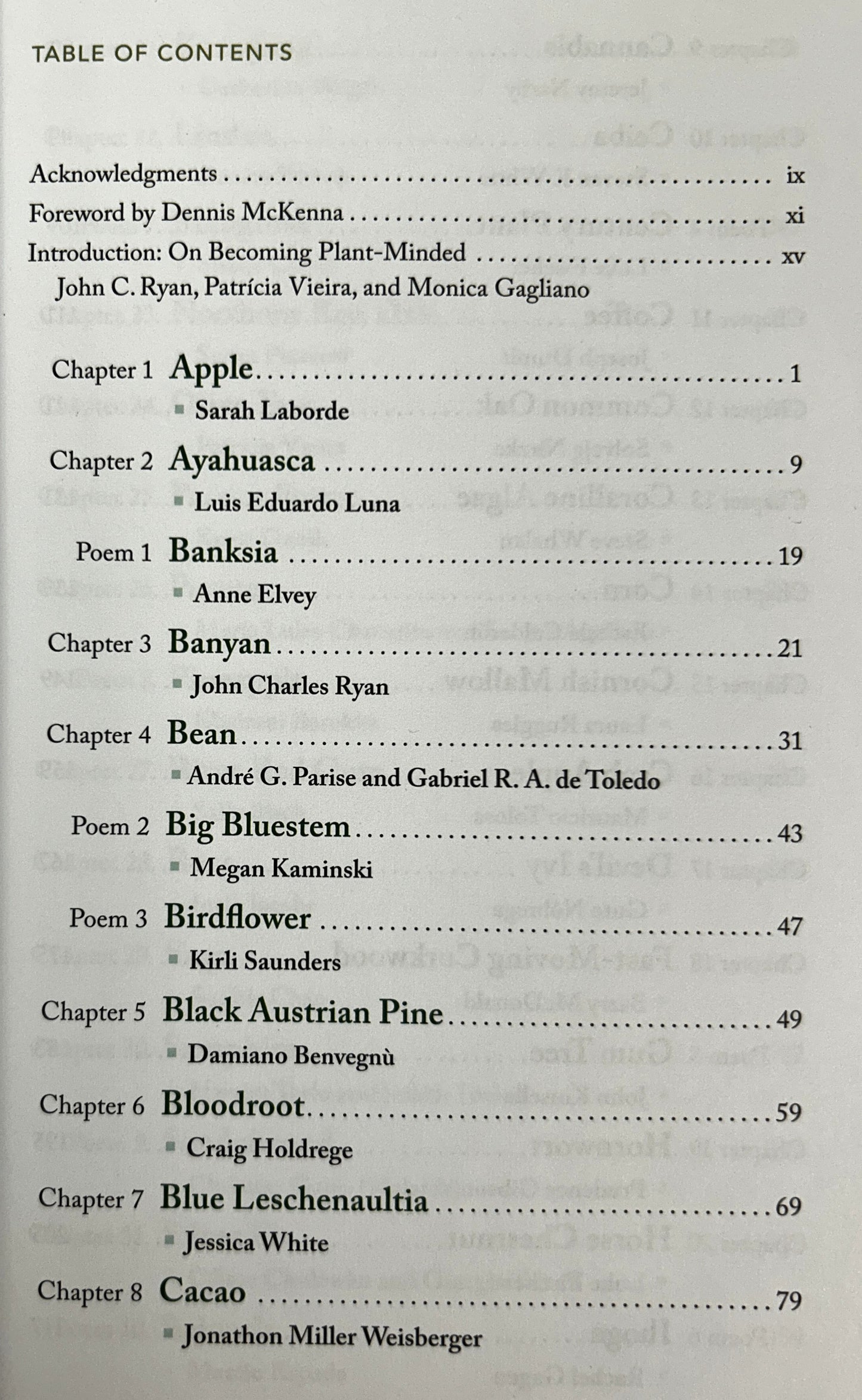 The Mind of the Plant: Narratives of Vegetal Intelligence by John C. Ryan