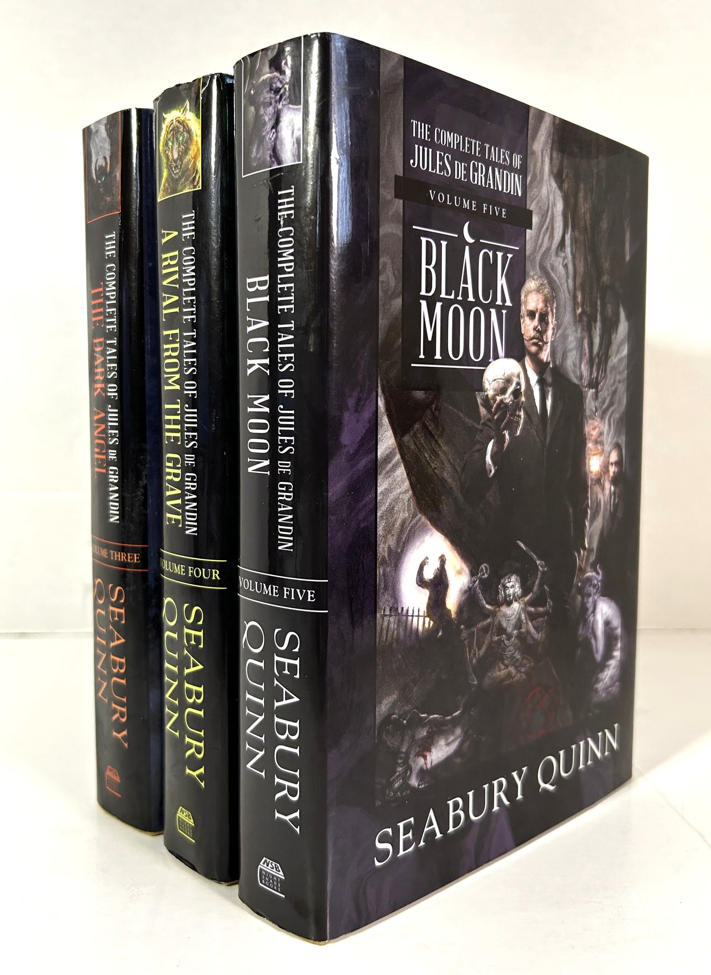 Set of 3 The Complete Tales of Jules de Grandin by Seabury Quinn 2018-2019 1st Editions