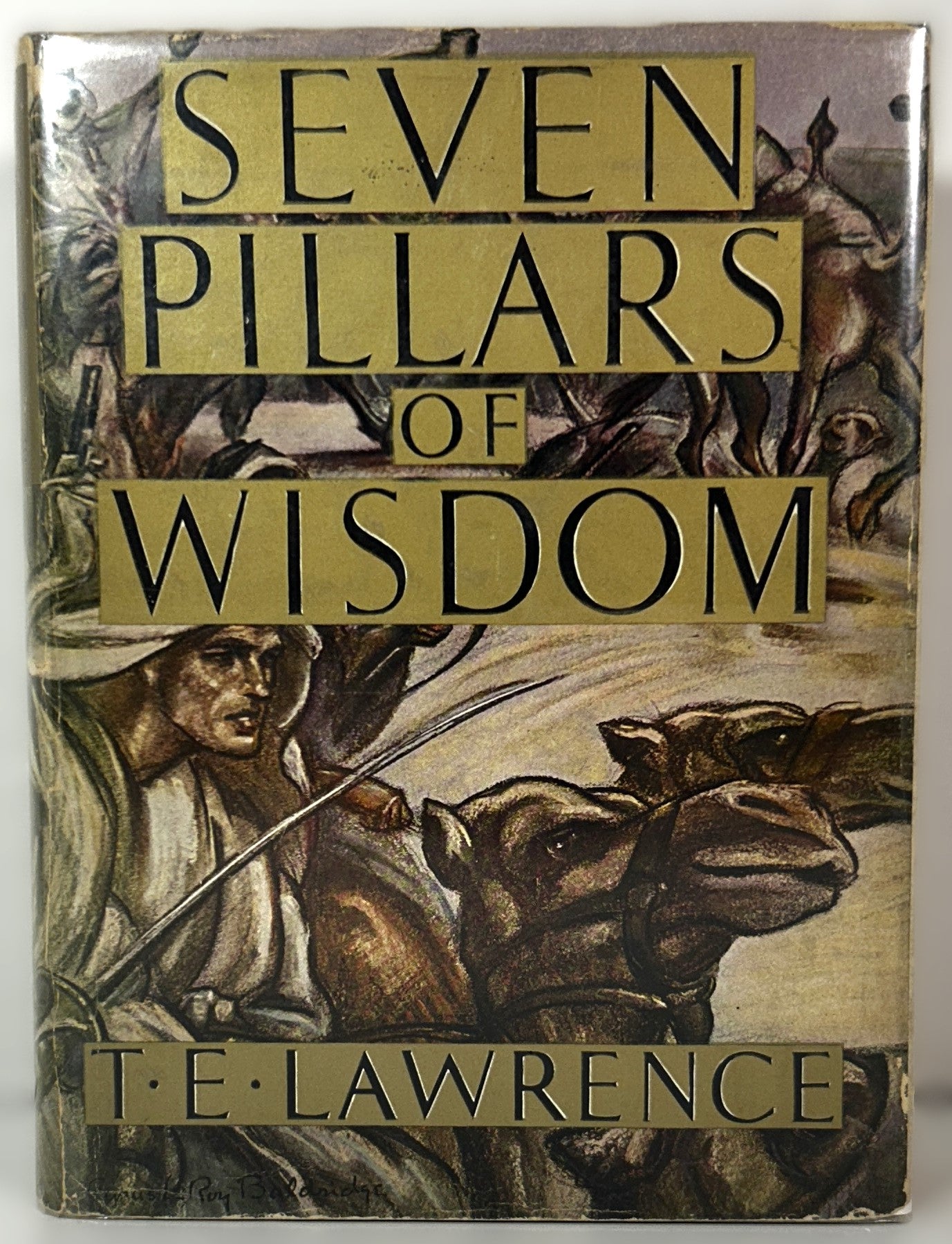 Seven Pillars of Wisdom by TE Lawrence 1935 HB 1st American Edition w/  Jacket