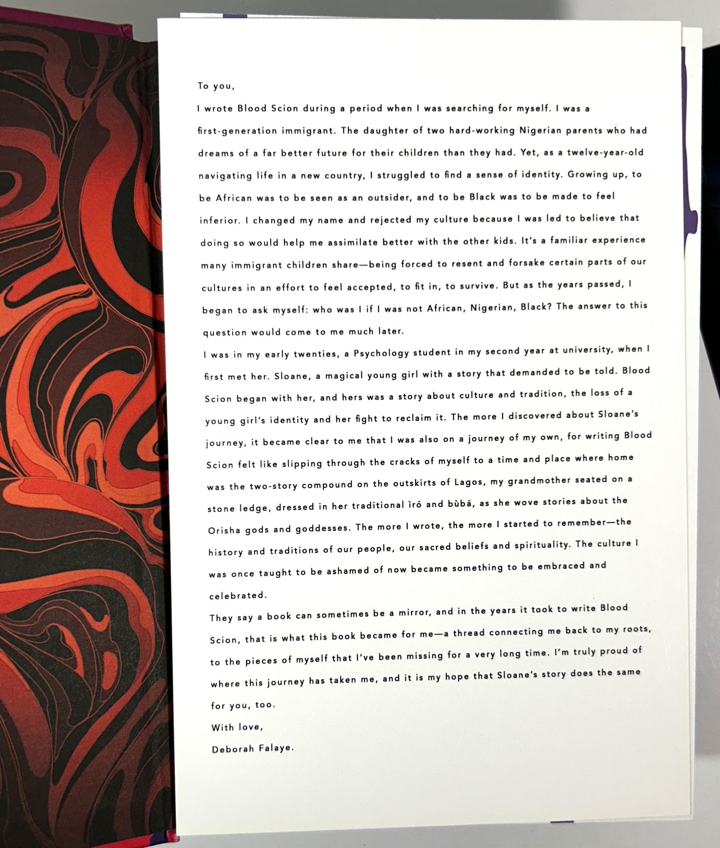 Blood Scion by Deborah Falaye 2022 SIGNED Exclusive Fairyloot 1st Edition