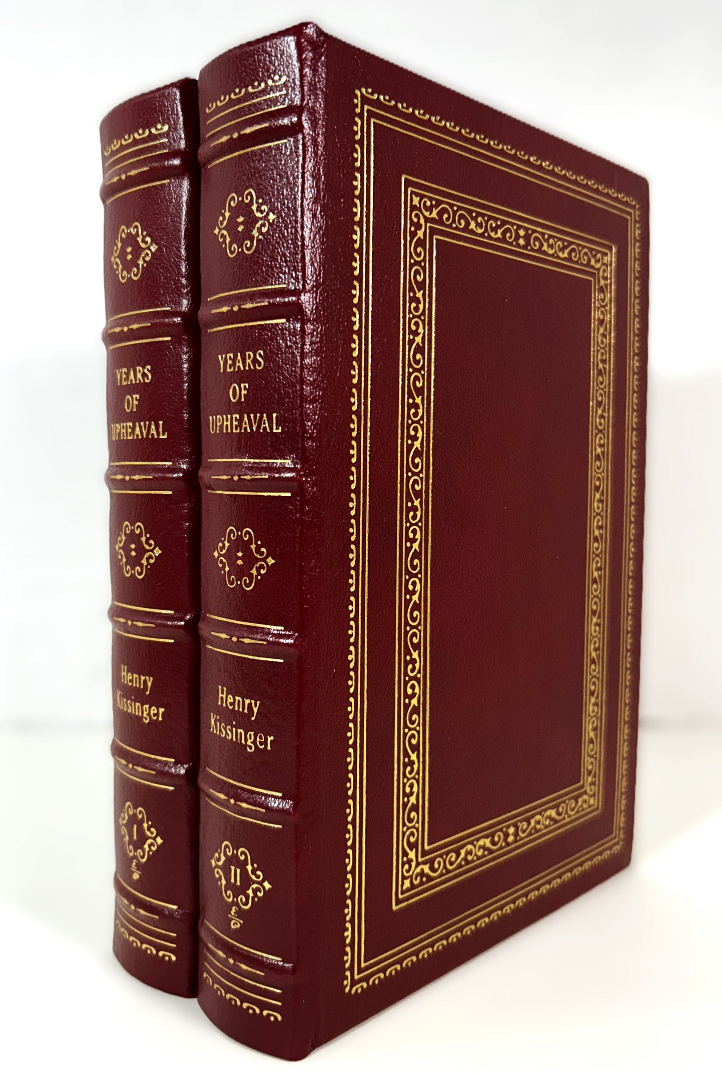 Easton Press: Set of 2 Years of Upheaval by Henry Kissinger 1996