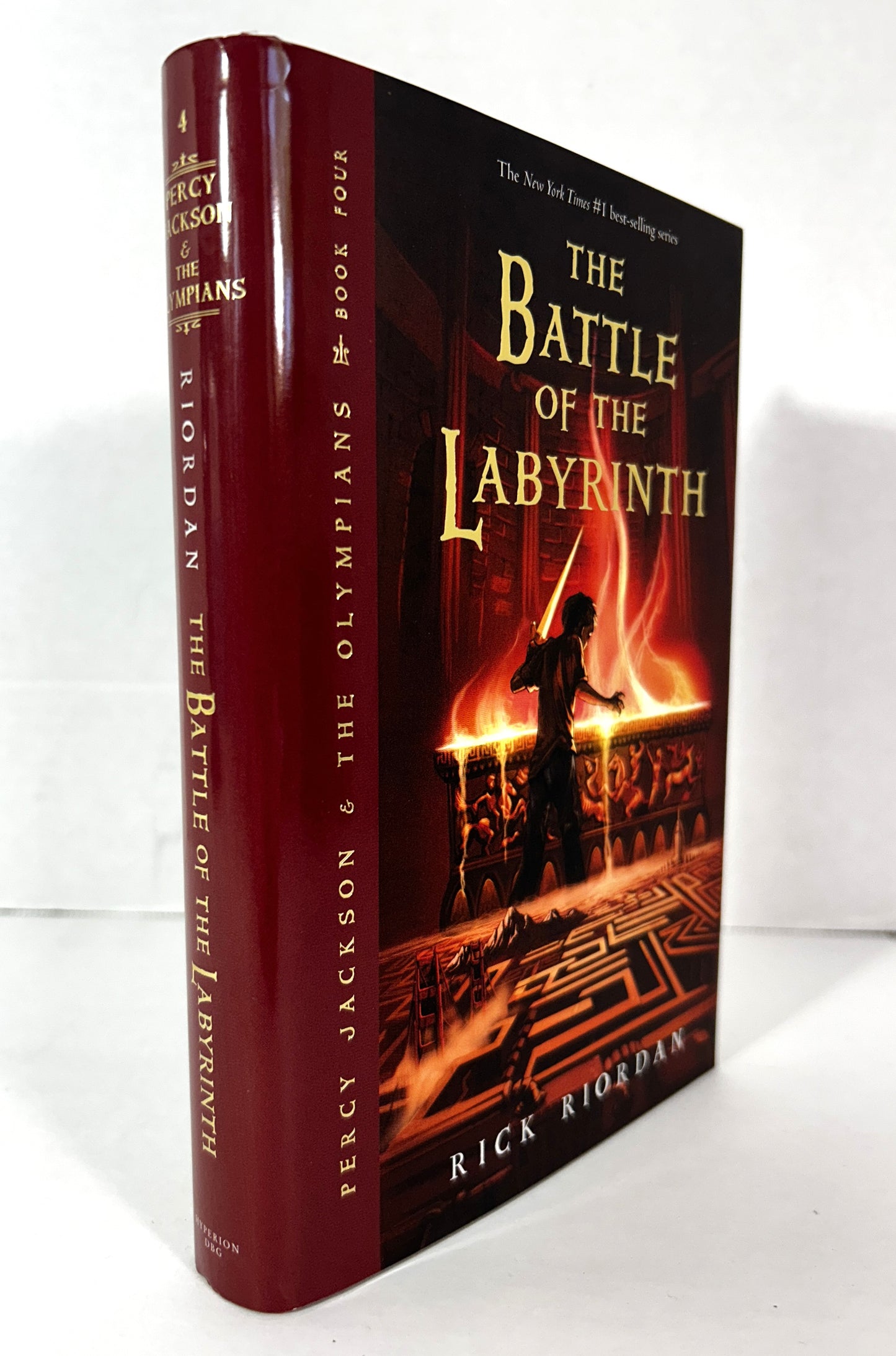 The Battle of the Labyrinth (Percy Jackson & the Olymians #4) by Rick Riordan 2008 1st Printing