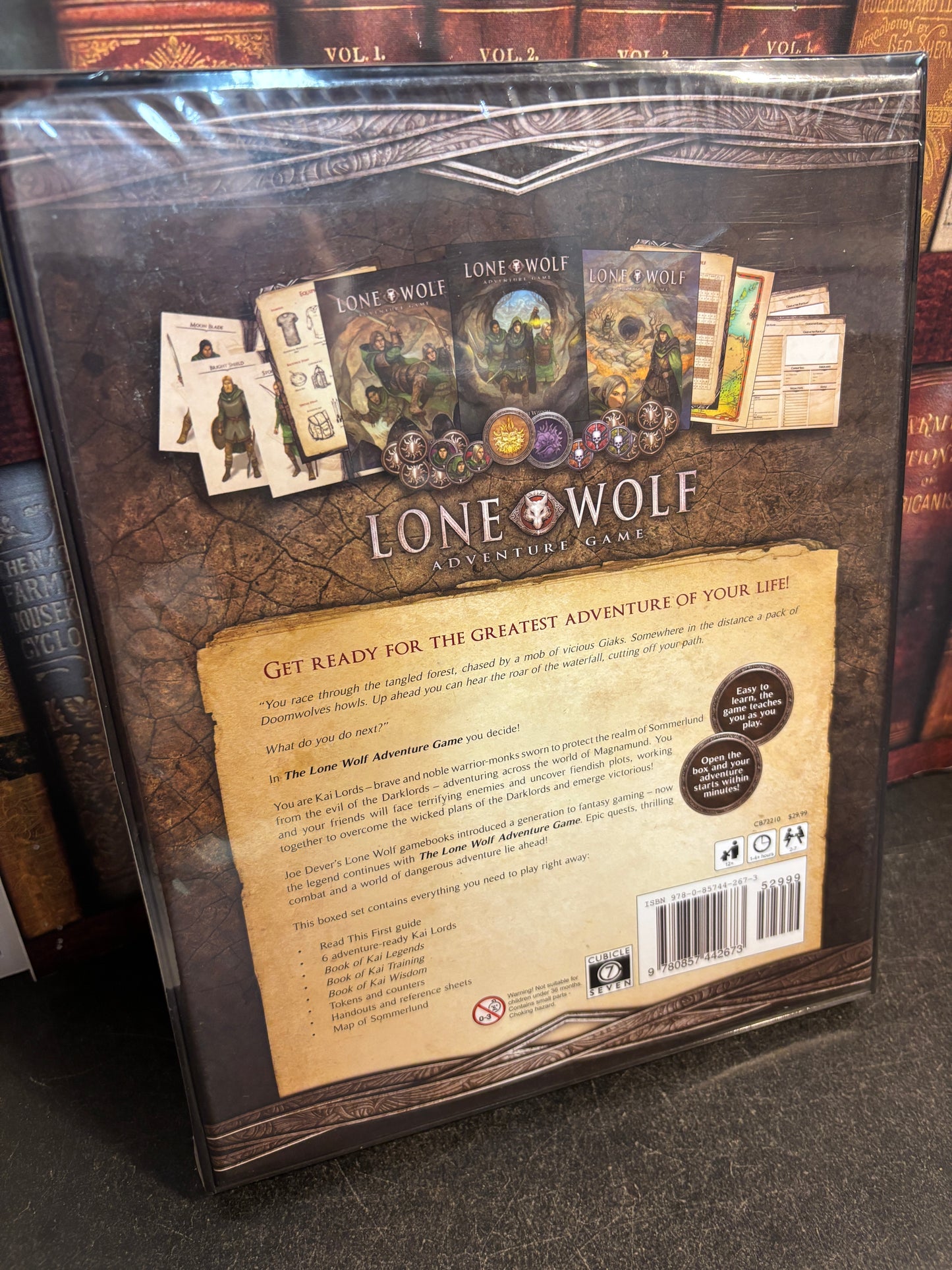 Lone Wolf Adventure Game by Joe Dever & Cubicle 7 NEW & SEALED