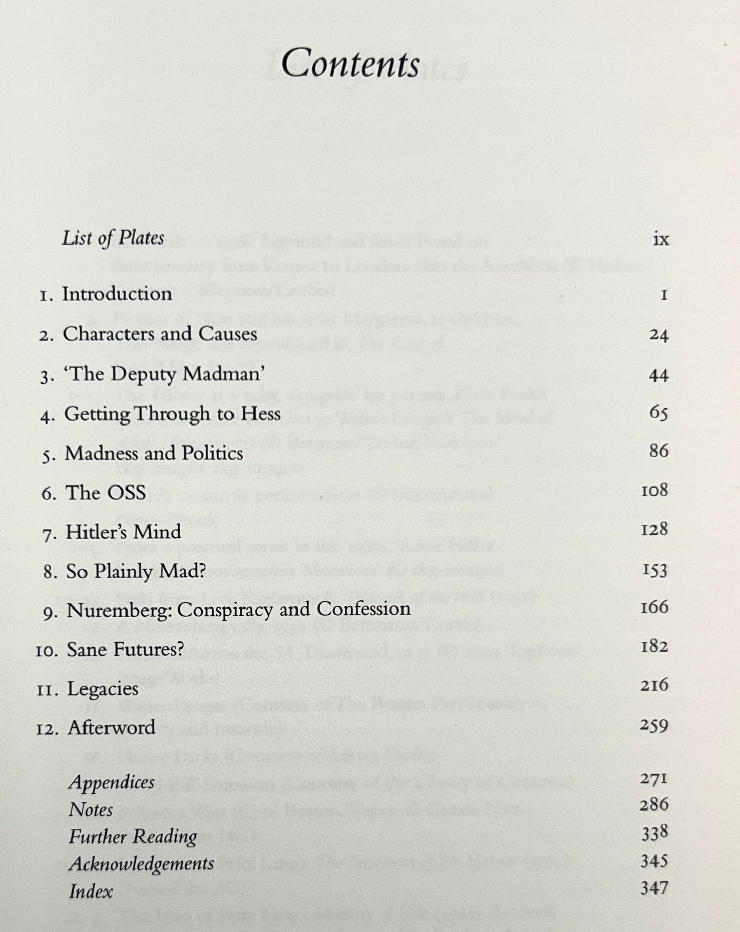 The Pursuit of the Nazi Mind: Hitler Hess & the Analysts by Daniel Pick 2012 1st Edition