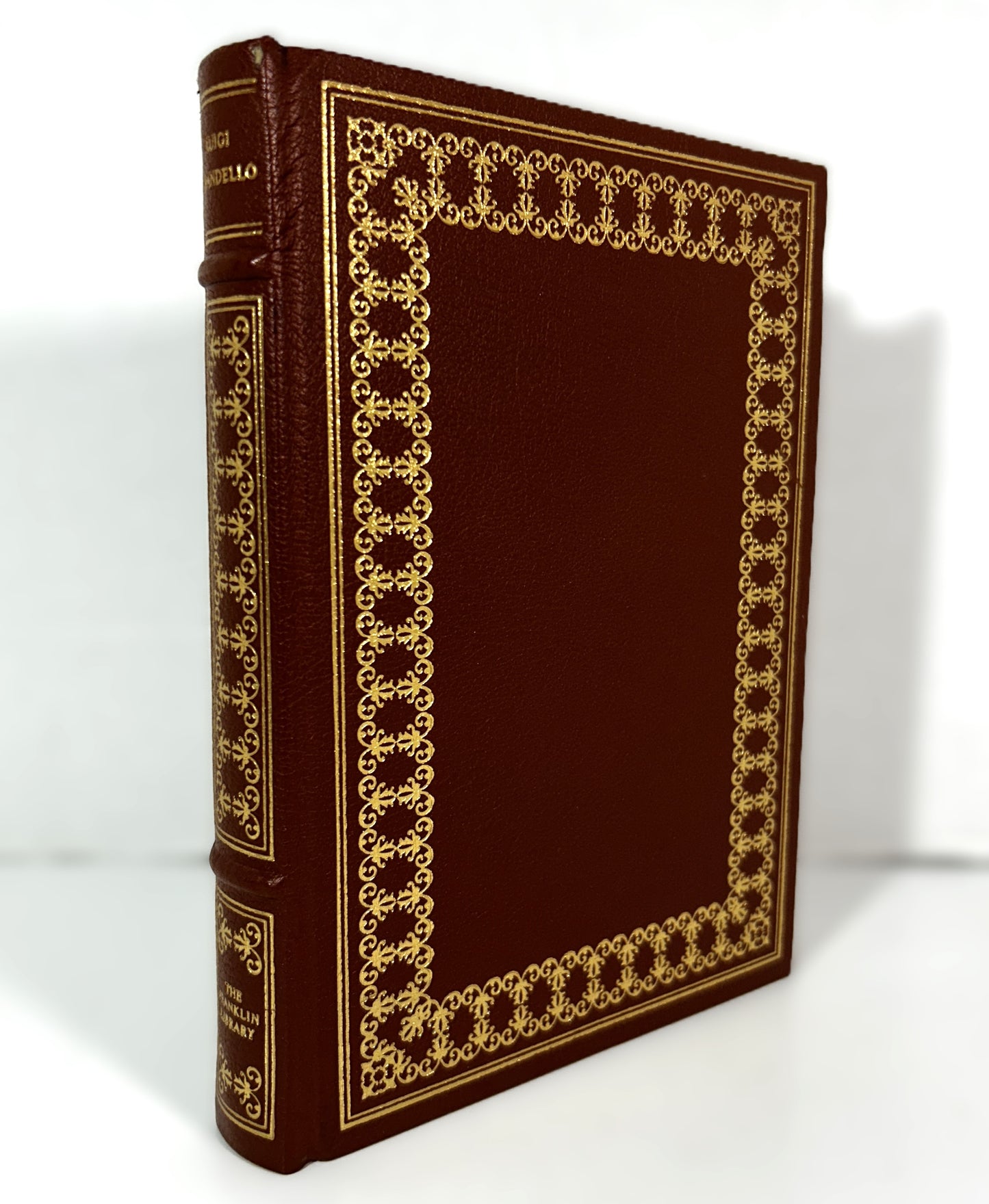 Franklin Library: Stories by Louis Pirandello 1981 Hardcover Leather - Geiger Illustrations