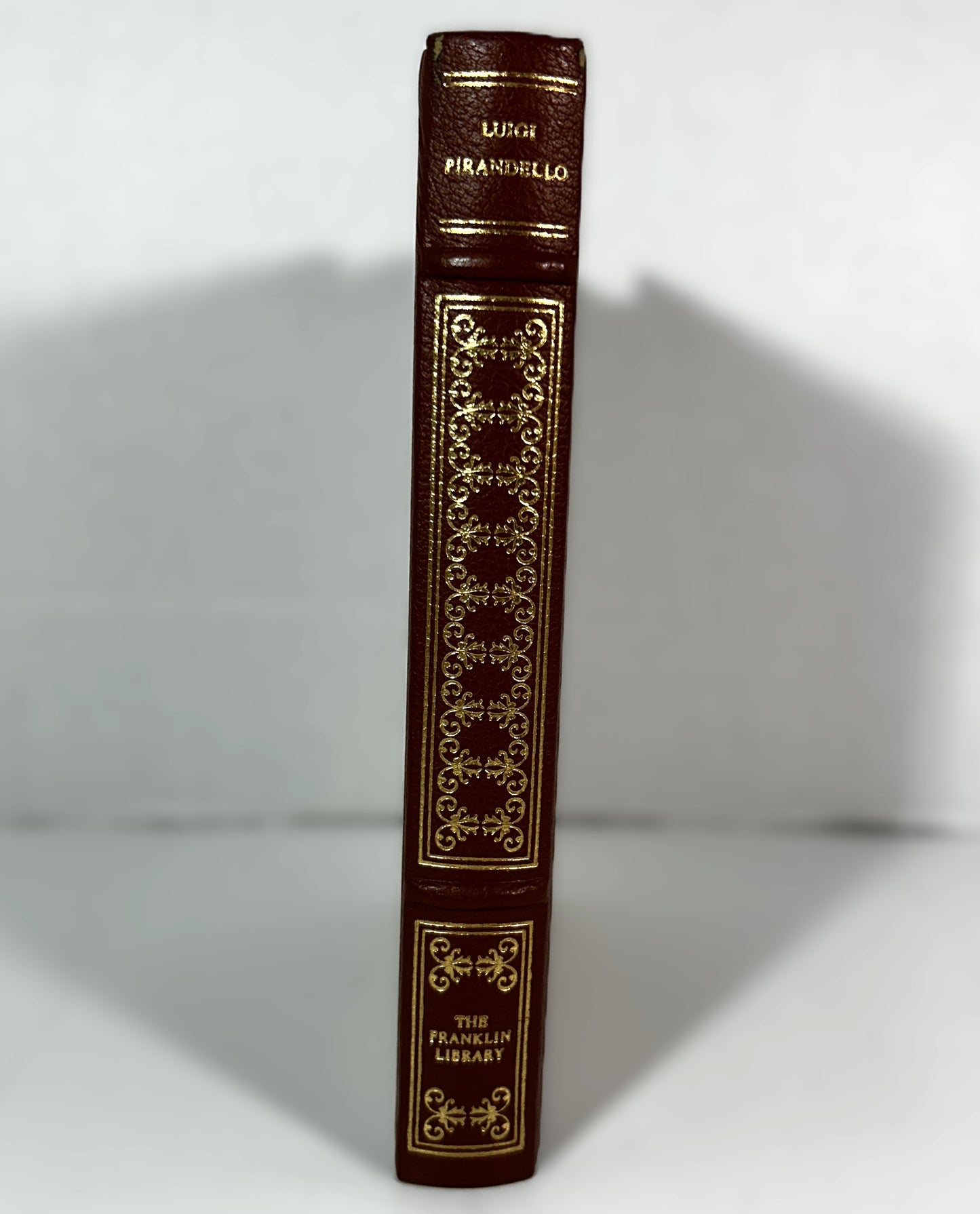 Franklin Library: Stories by Louis Pirandello 1981 Hardcover Leather - Geiger Illustrations