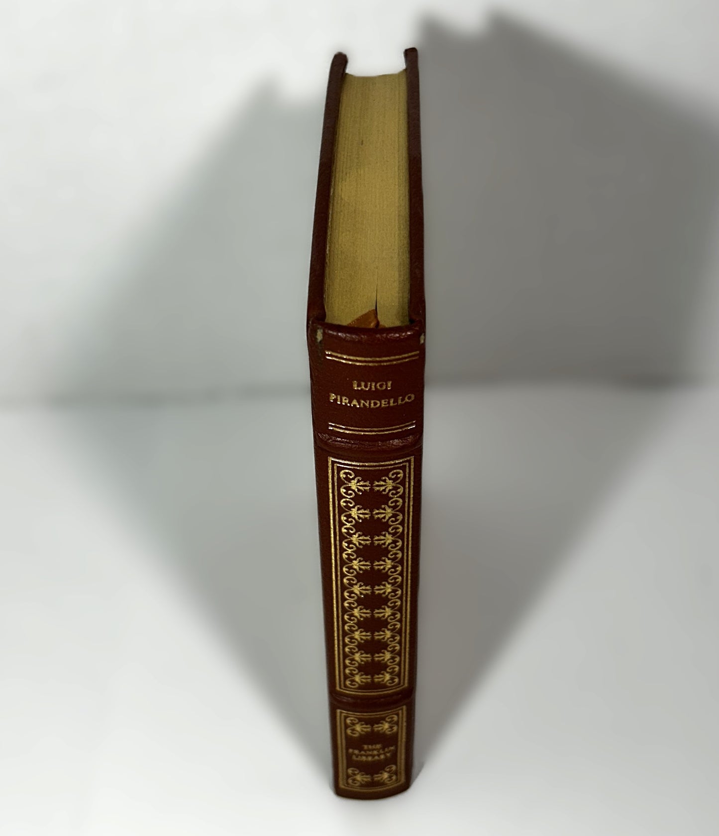 Franklin Library: Stories by Louis Pirandello 1981 Hardcover Leather - Geiger Illustrations