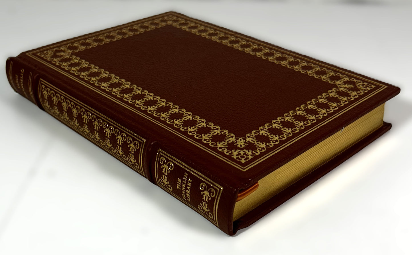 Franklin Library: Stories by Louis Pirandello 1981 Hardcover Leather - Geiger Illustrations