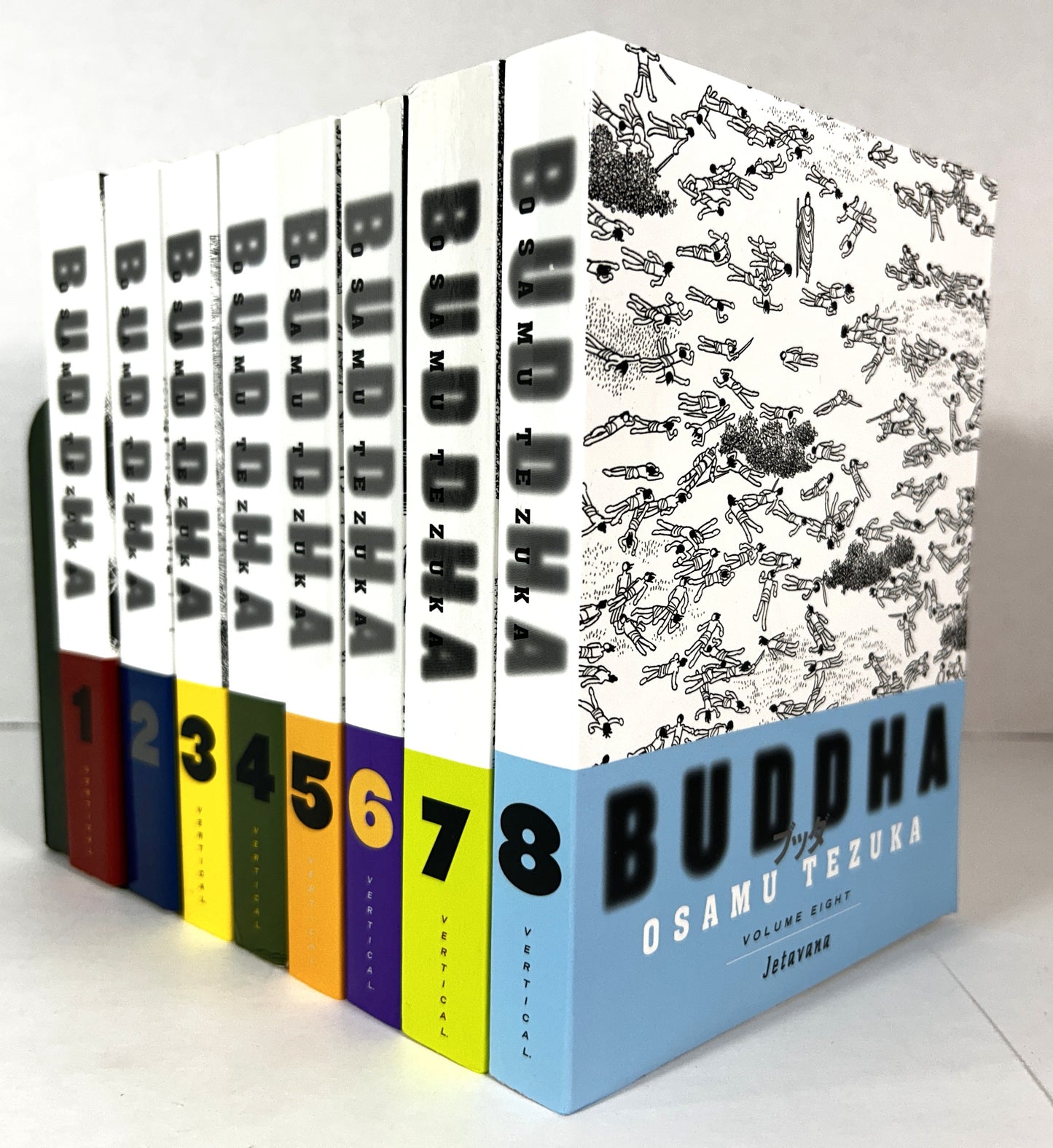 Complete 8 Volume Set of Buddha by Osamu Tezuka 2006-2007