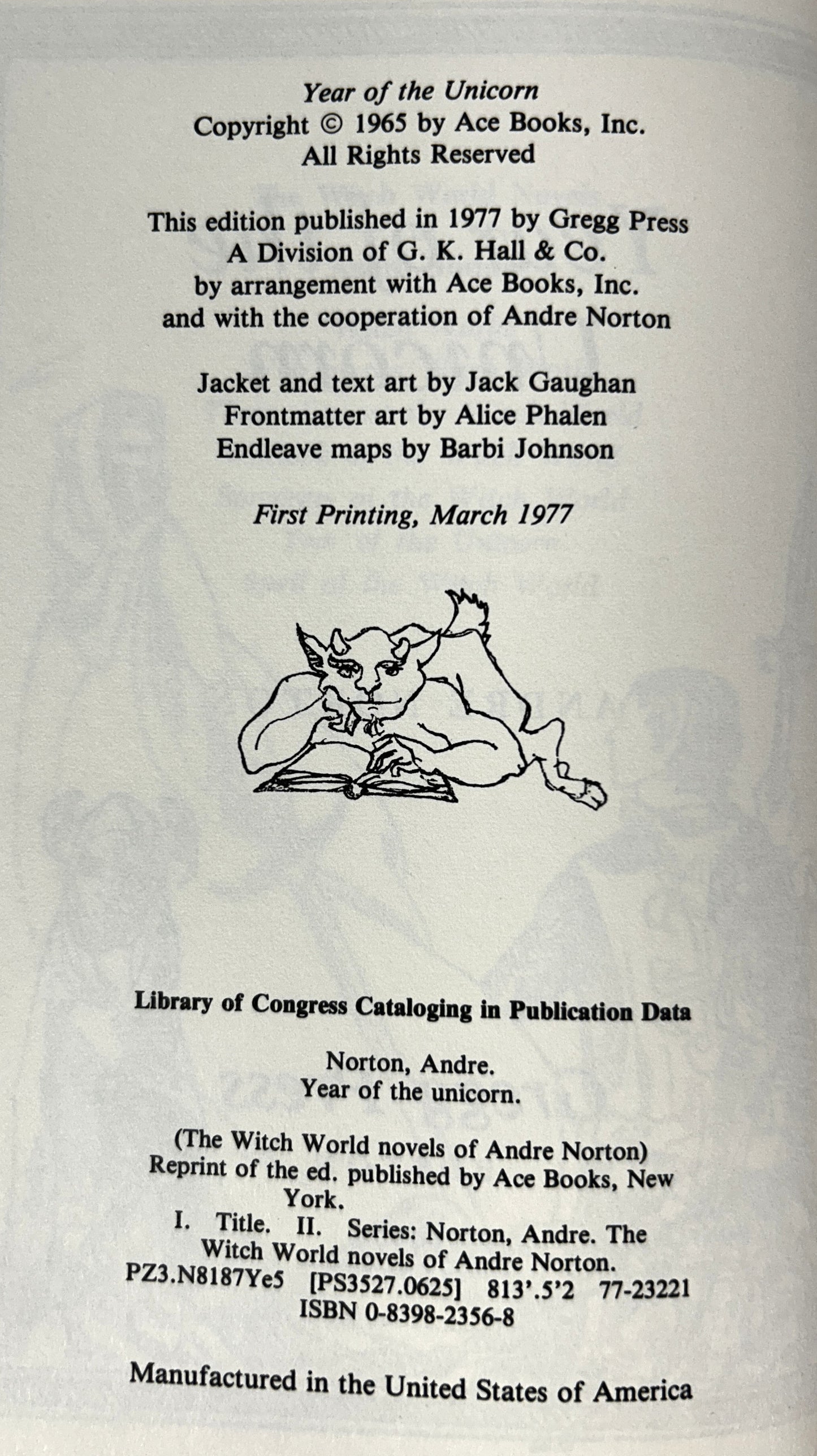 Set of 6 The Witch World Novels of Andre Norton 1977