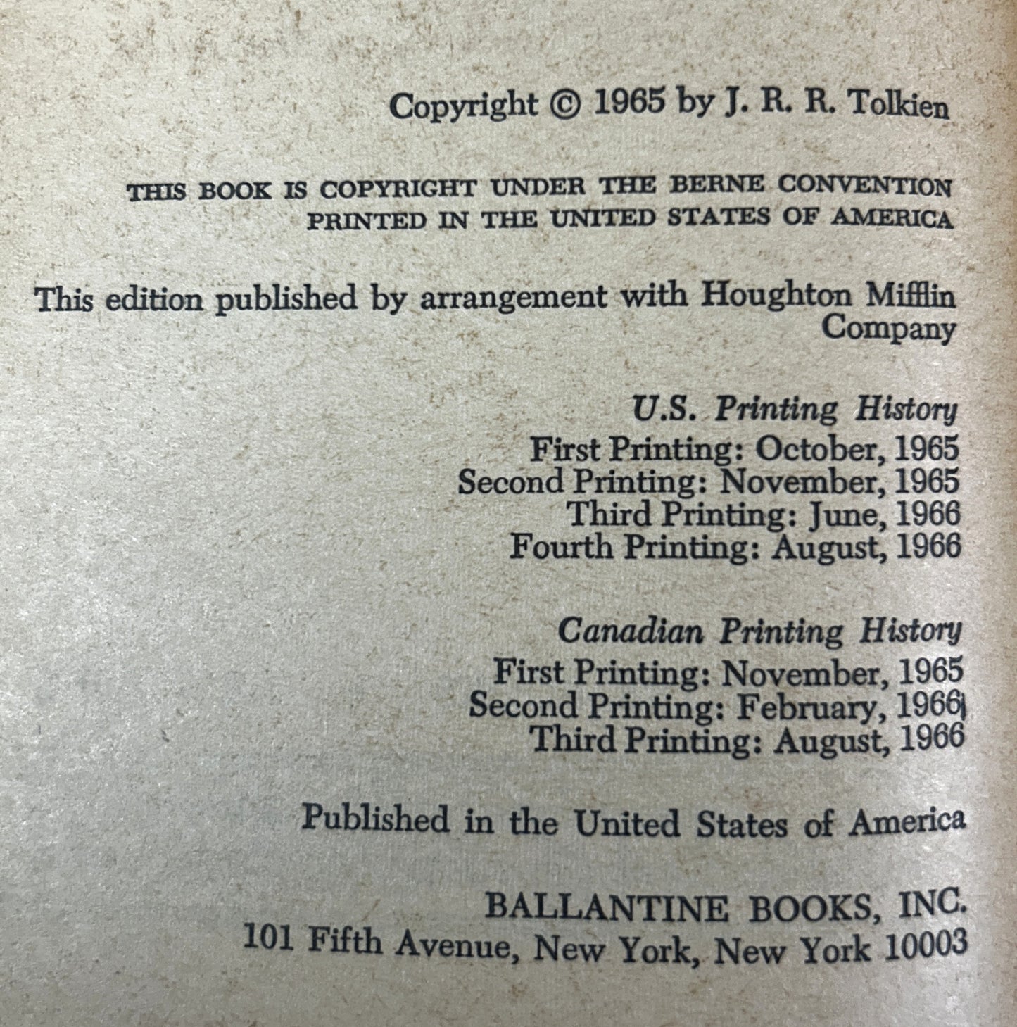 The Lord of the Rings by JRR Tolkien 1966-1967 **WHITE BOX**