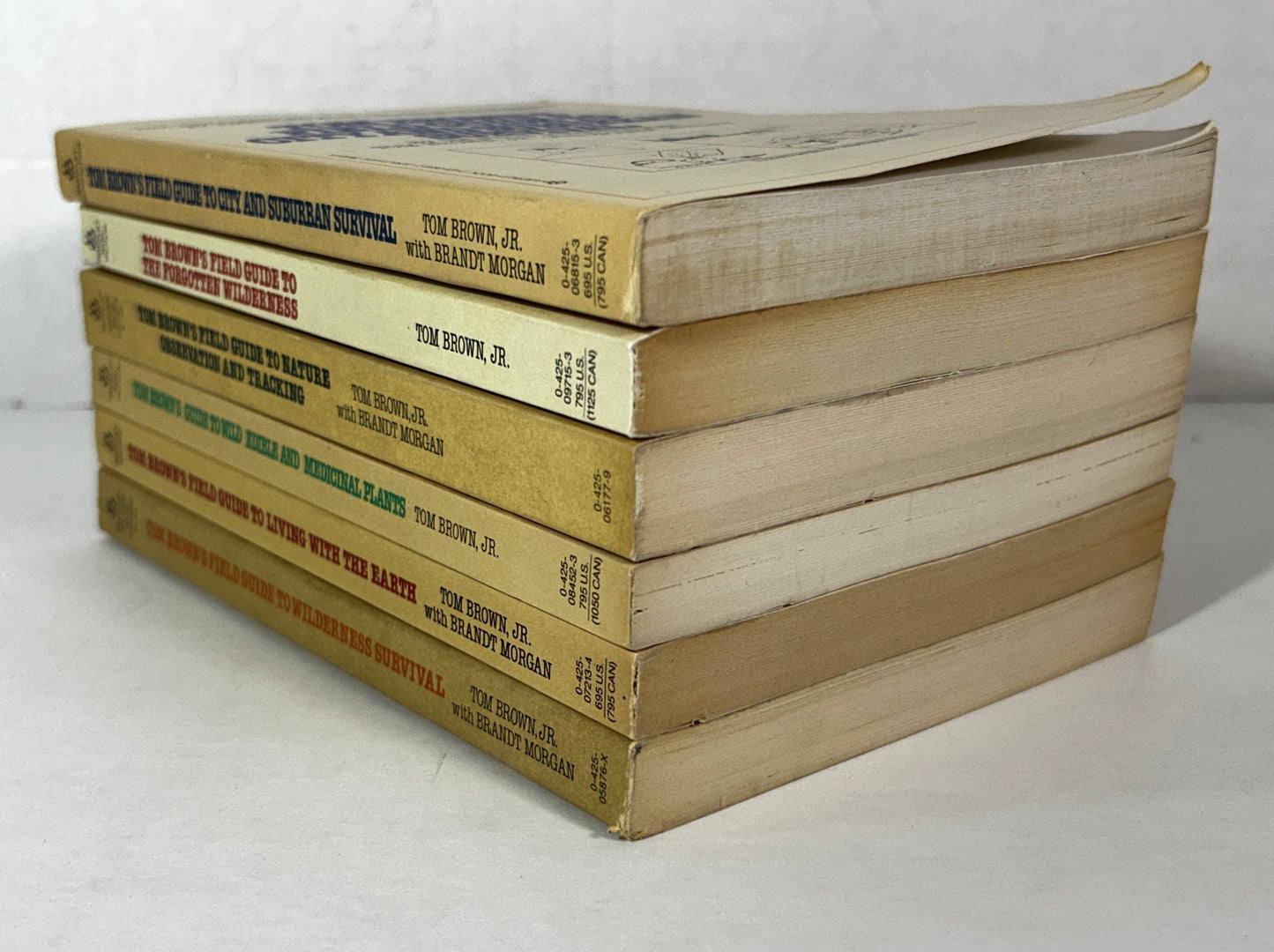 Set of 6 Tom Brown's Field Guides 1983-1987