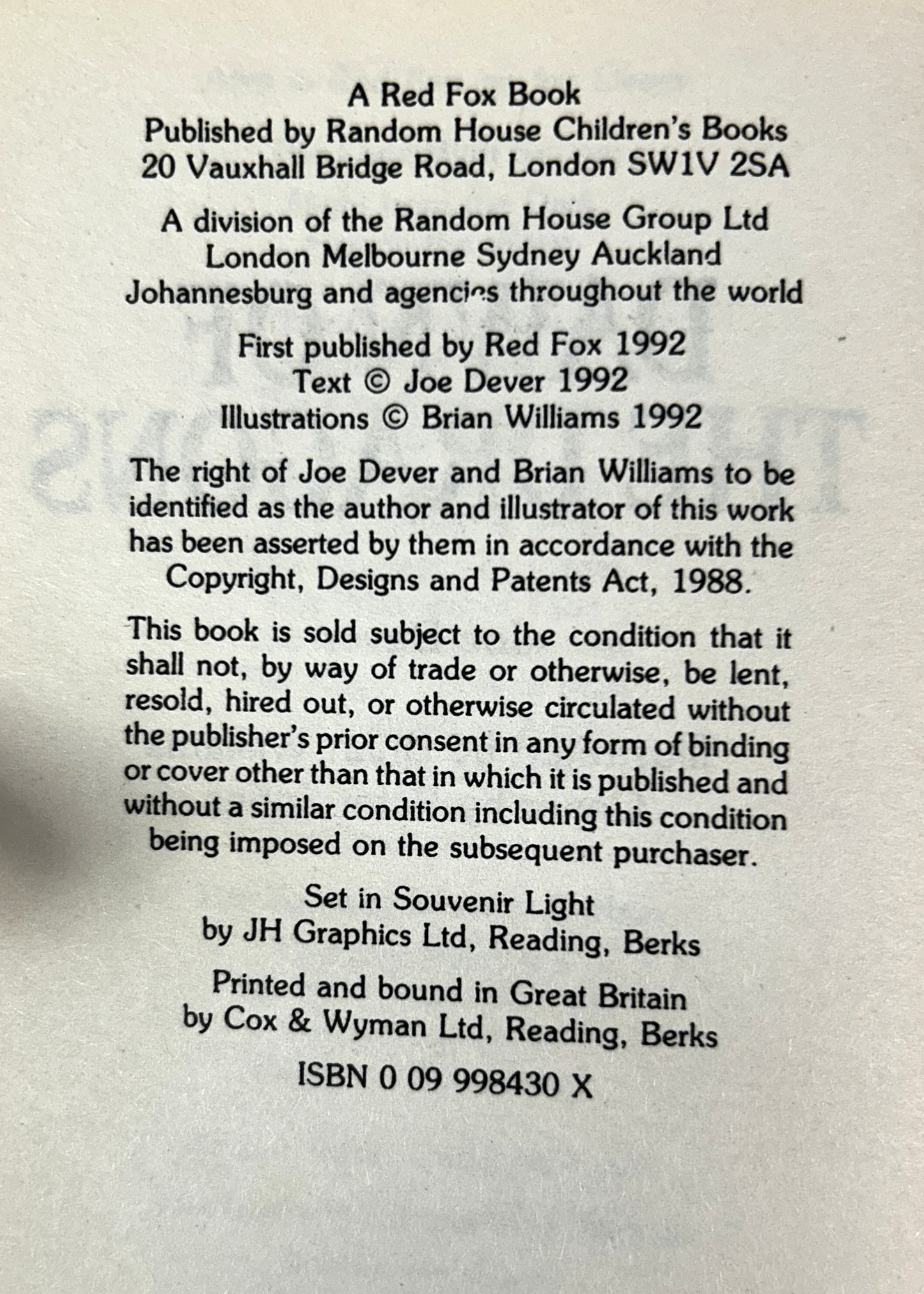 Dawn of the Dragons (Lone Wolf #18) by Joe Dever 1992 1st Print