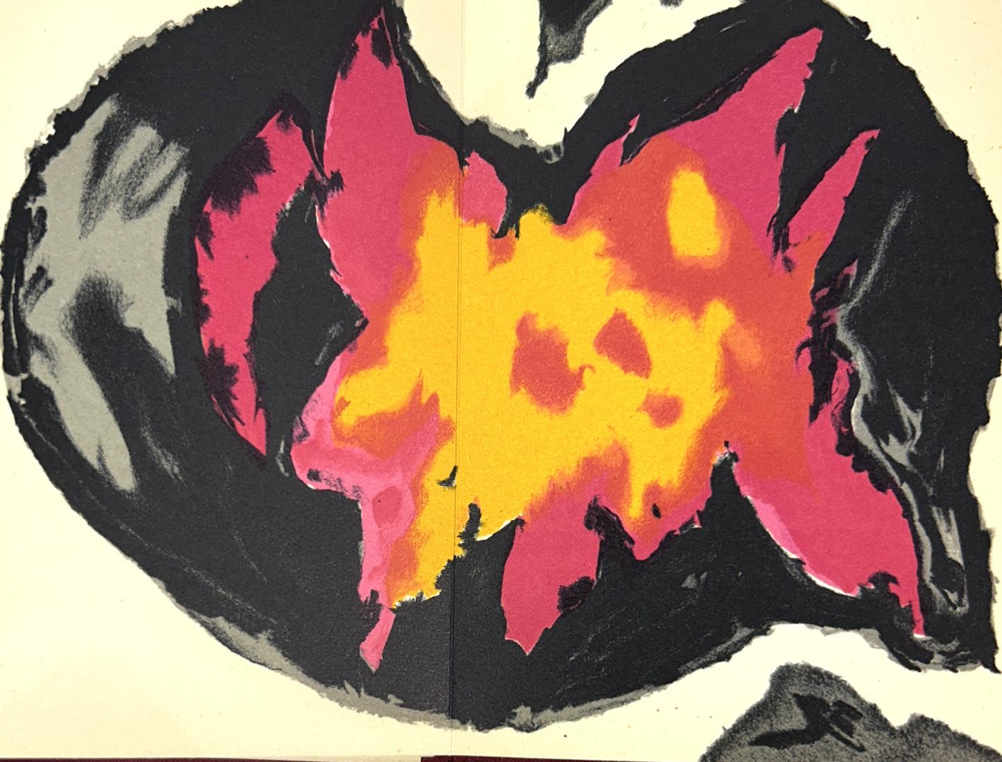 Museum of Modern Art: Little Red Riding Hood drawn by Warjs Honegger-Lavater 1971 Abstract Depiction