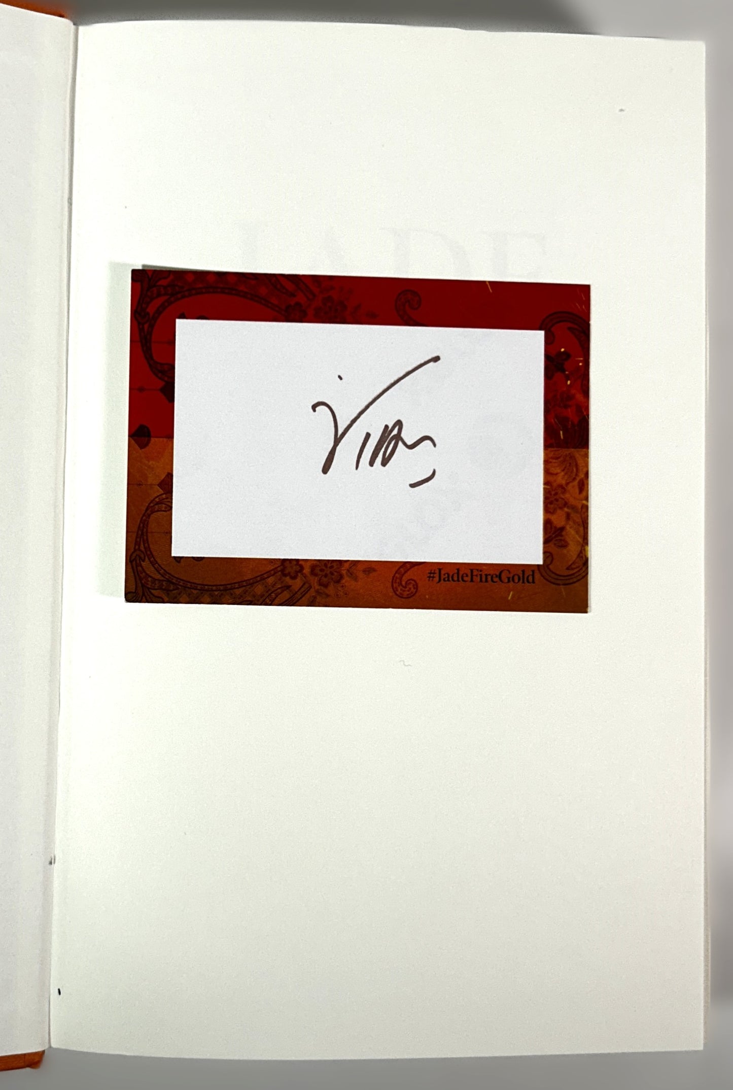 Jade Fire Gold by June CL Tan 2021 w/ SIGNED Bookplate