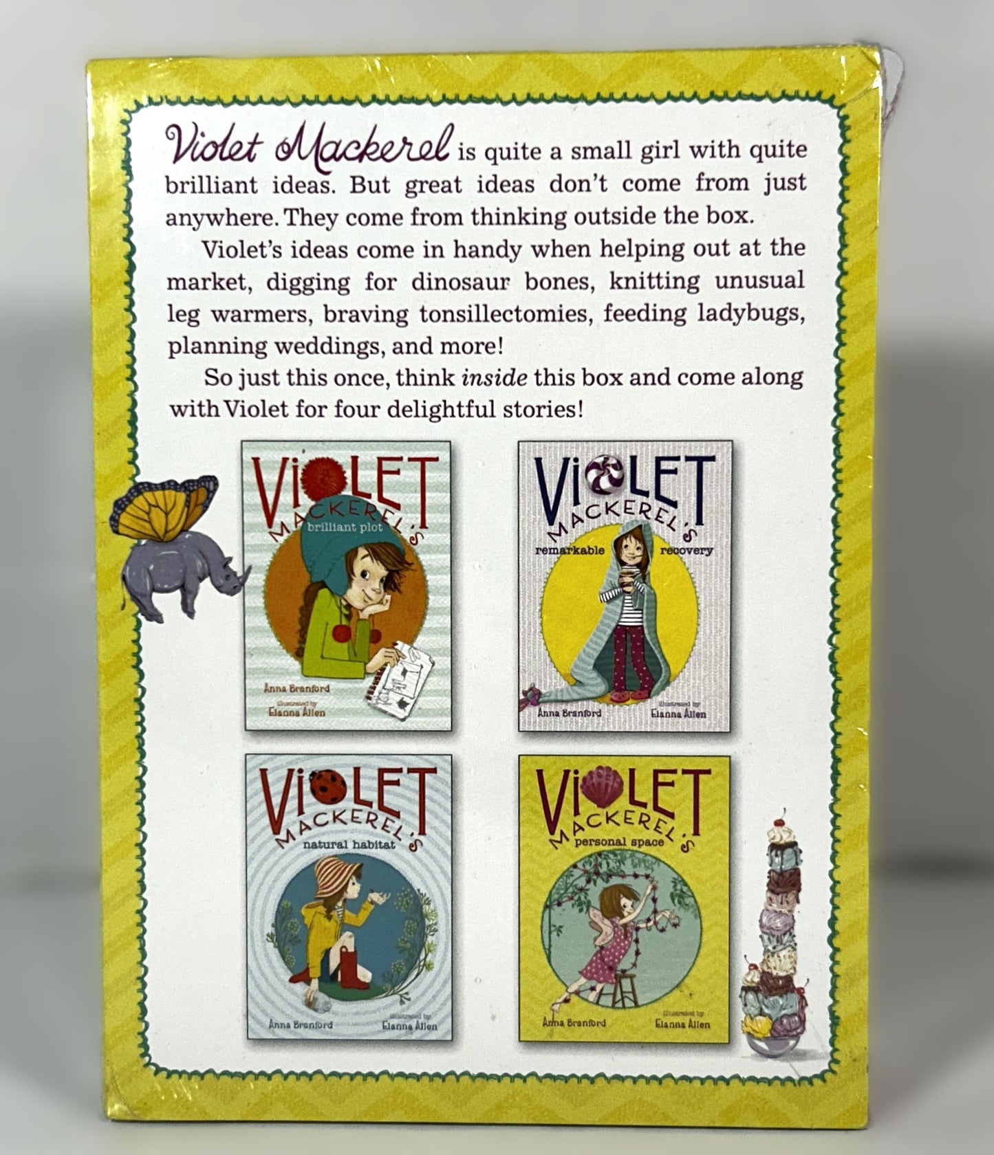 Violet Mackerel's Outside-the-Box Set by Anna Branford 2013 SEALED