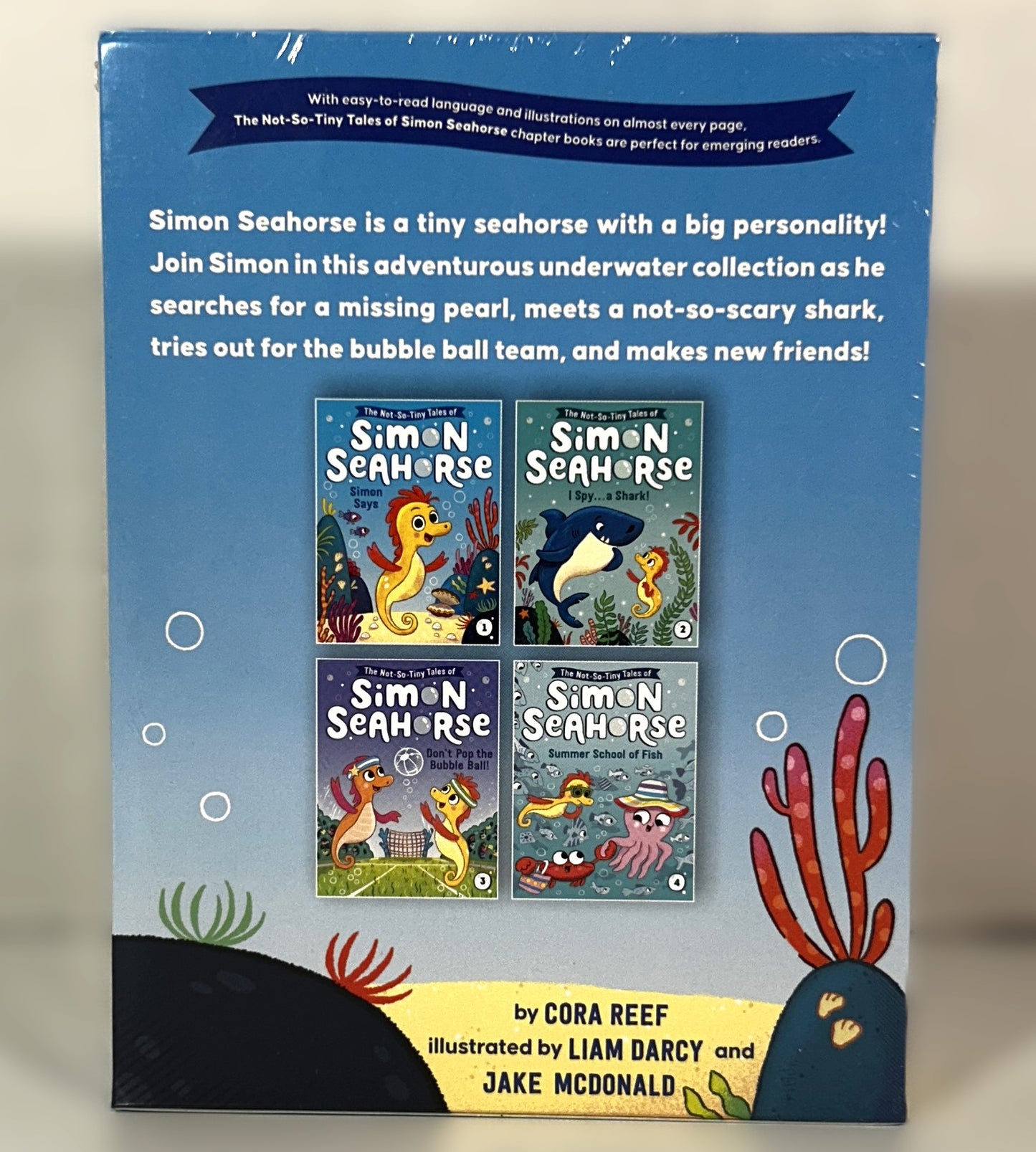 The Not-So-Tiny Tales of Simon Seahorse Collection by Cora Reef Box Set 2021 SEALED
