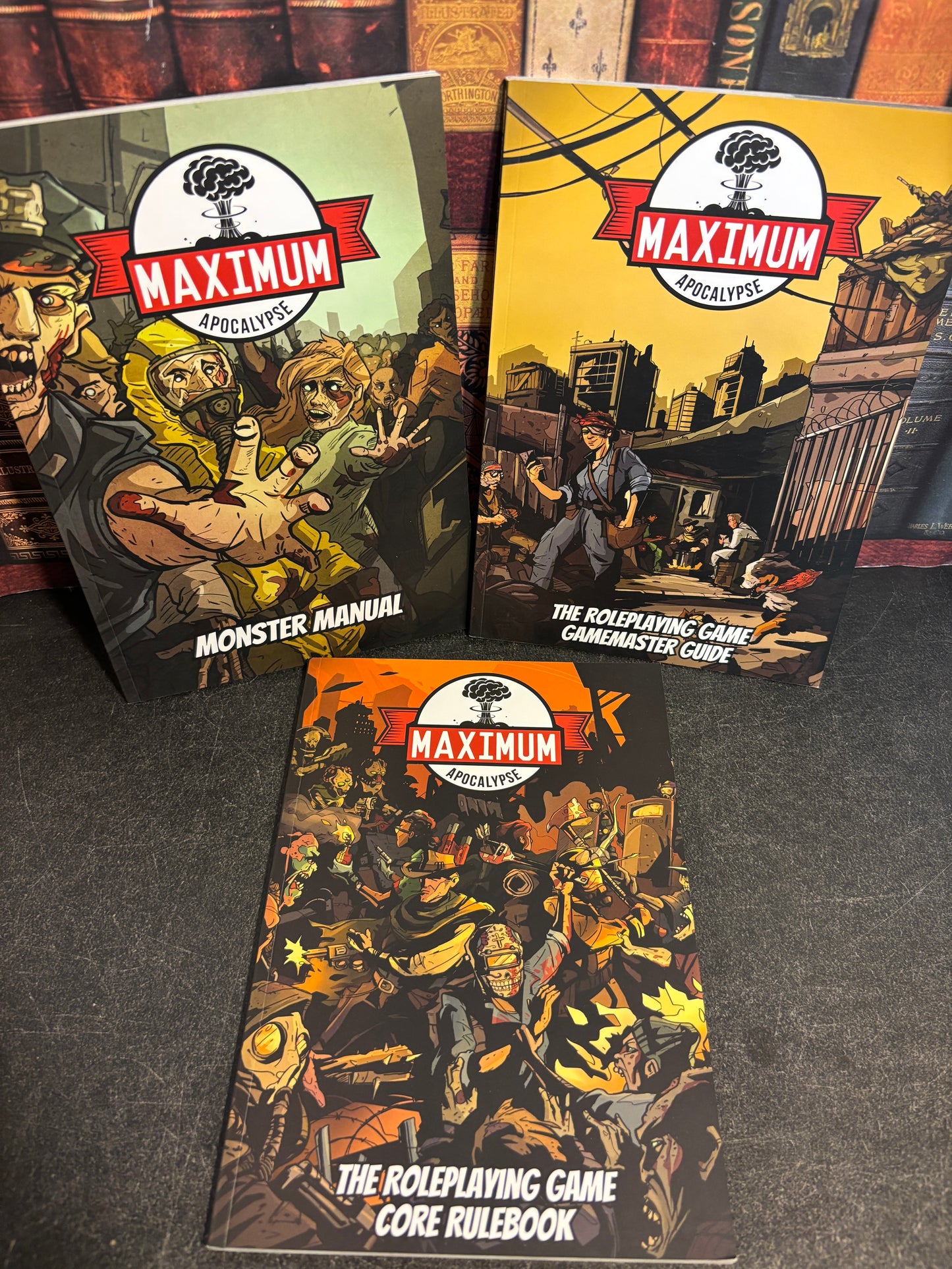 Maximum Apocalypse RPG 3 Volume Rulebook Set - Rock Manor Games