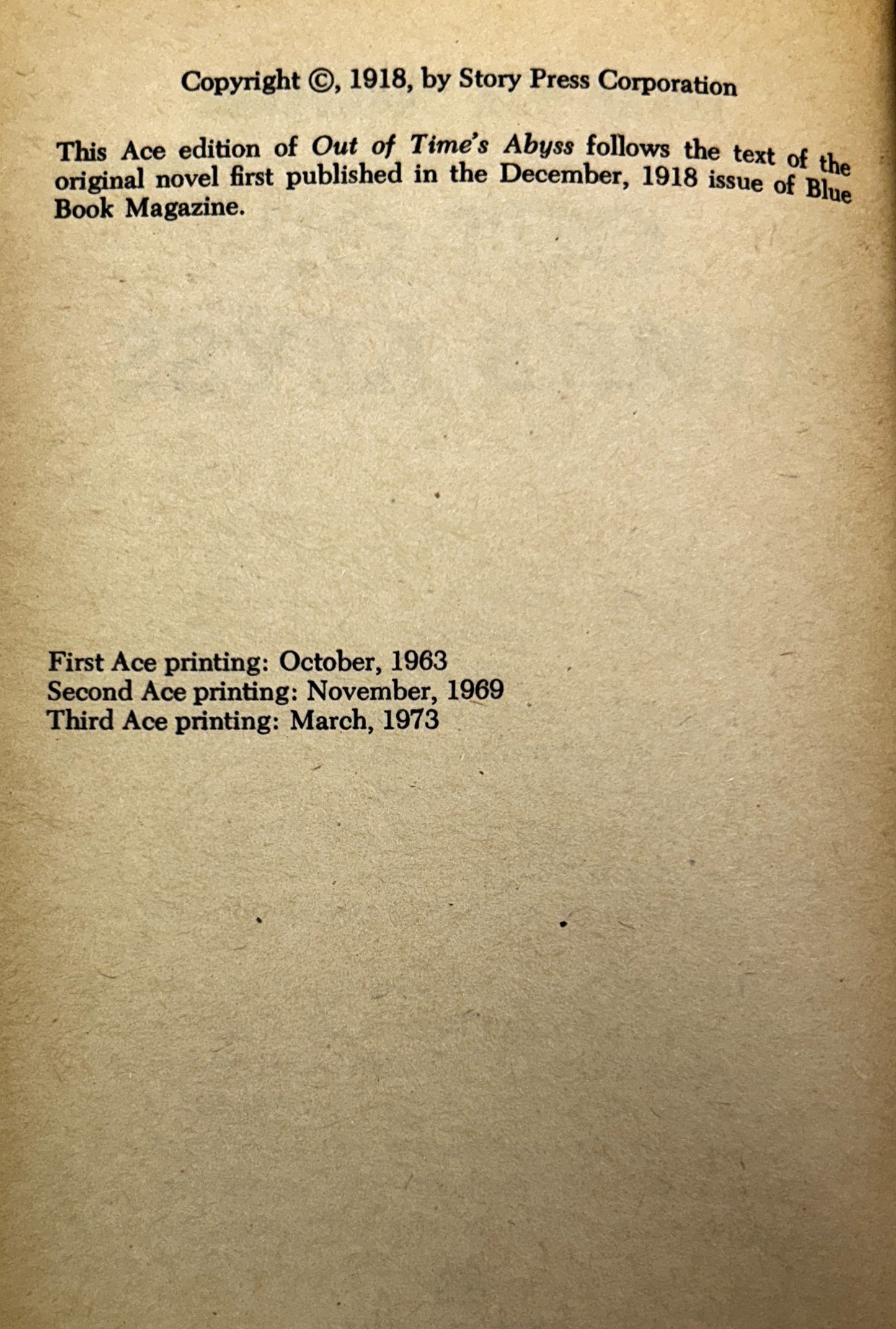 The Complete Land That Time Forgot Trilogy by Edgar Rice Burroughs 1973 Ace Editions