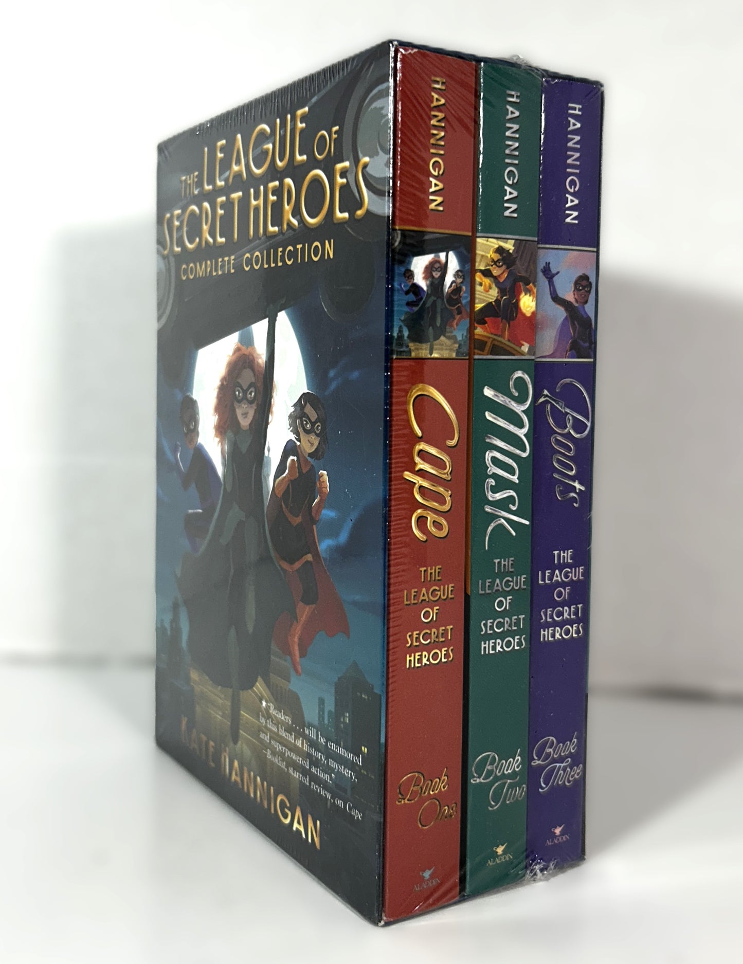 The League of Secret Heroes Complete Collection by Kate Hannigan Box Set 2022 SEALED