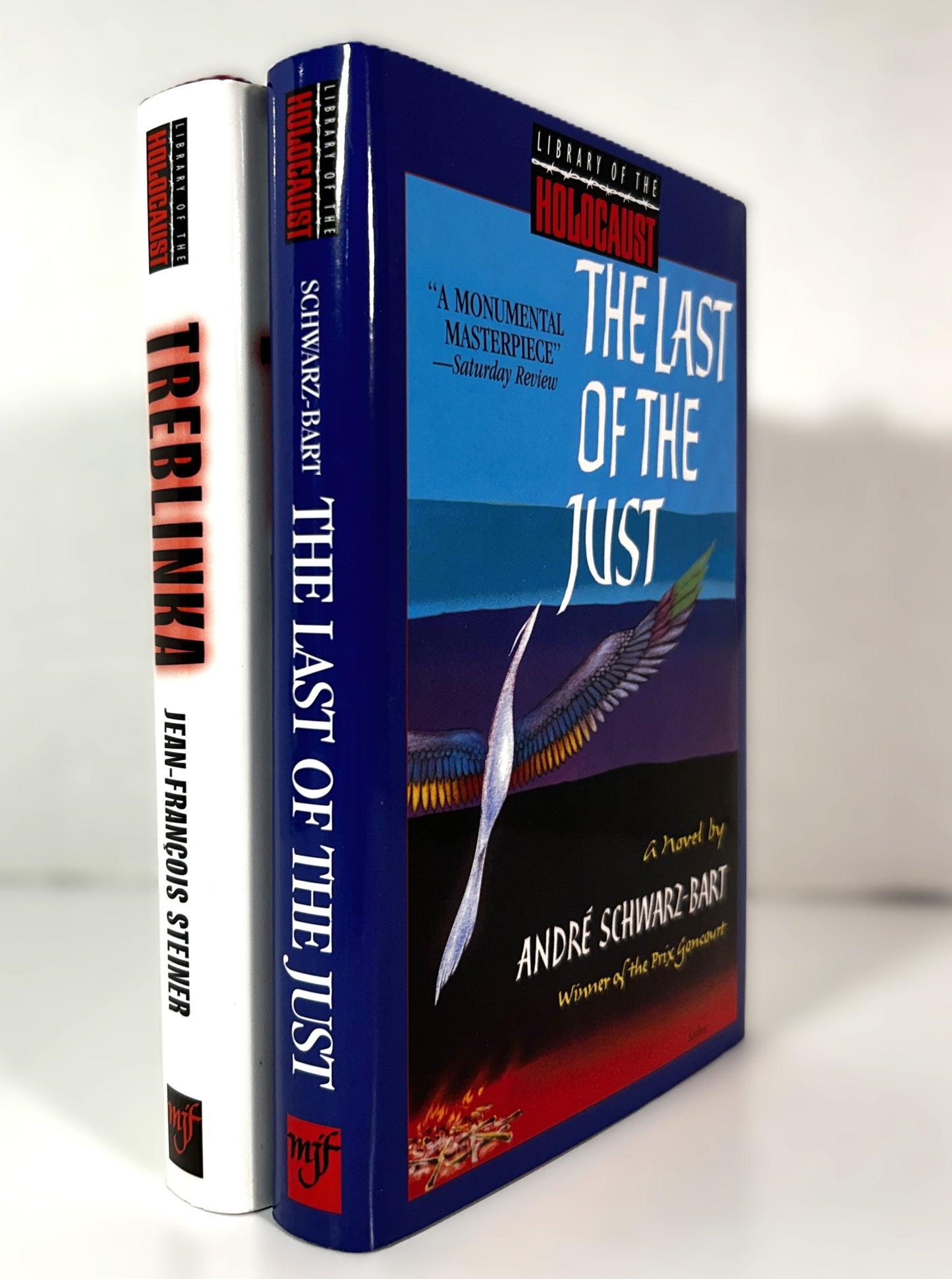 Set of 2 Library of the Holocaust by Andre Schwartz-Bart and Jean-Francois Steiner c 1990s