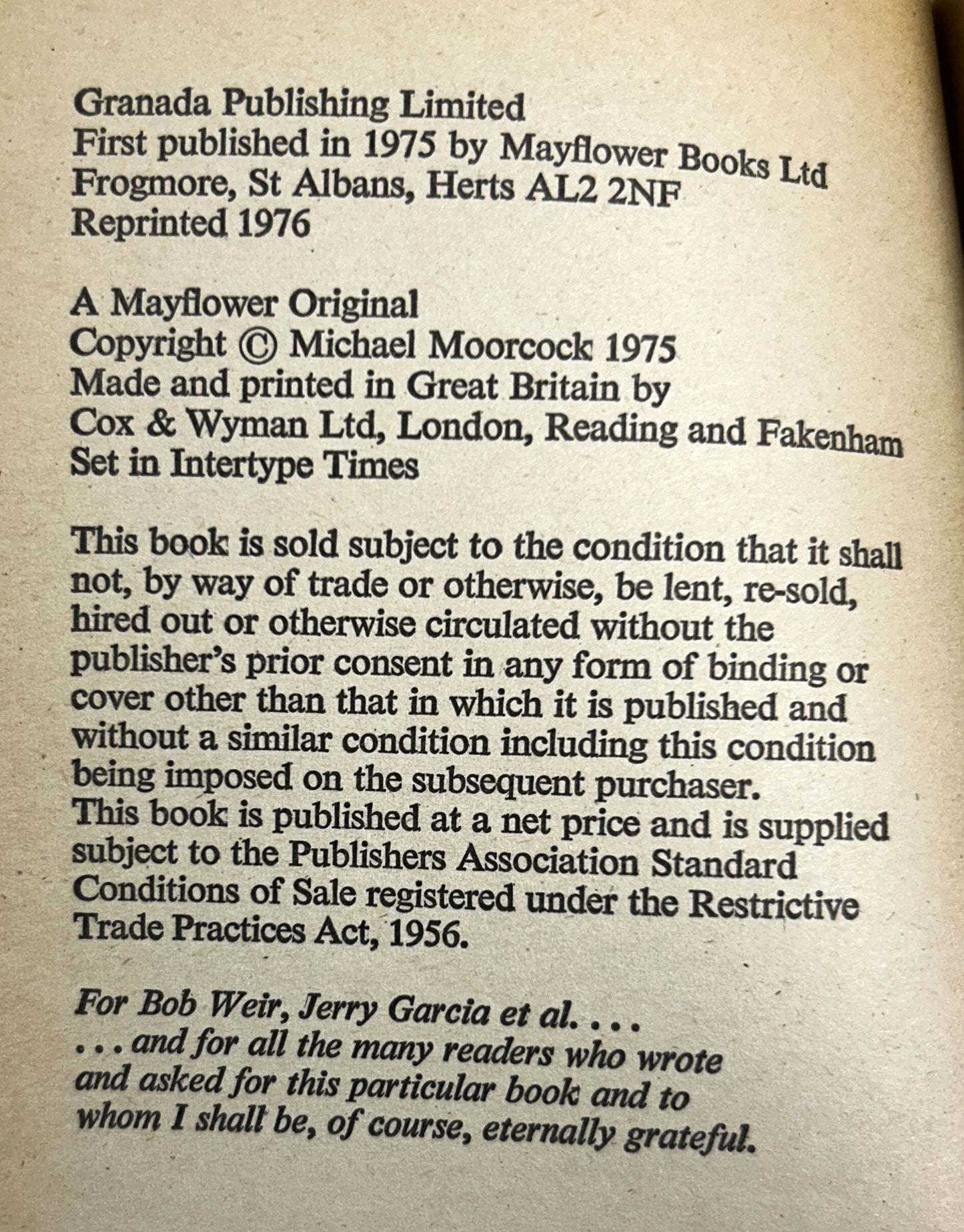 Complete Count Brass Trilogy by Michael Moorcock 1975-1976