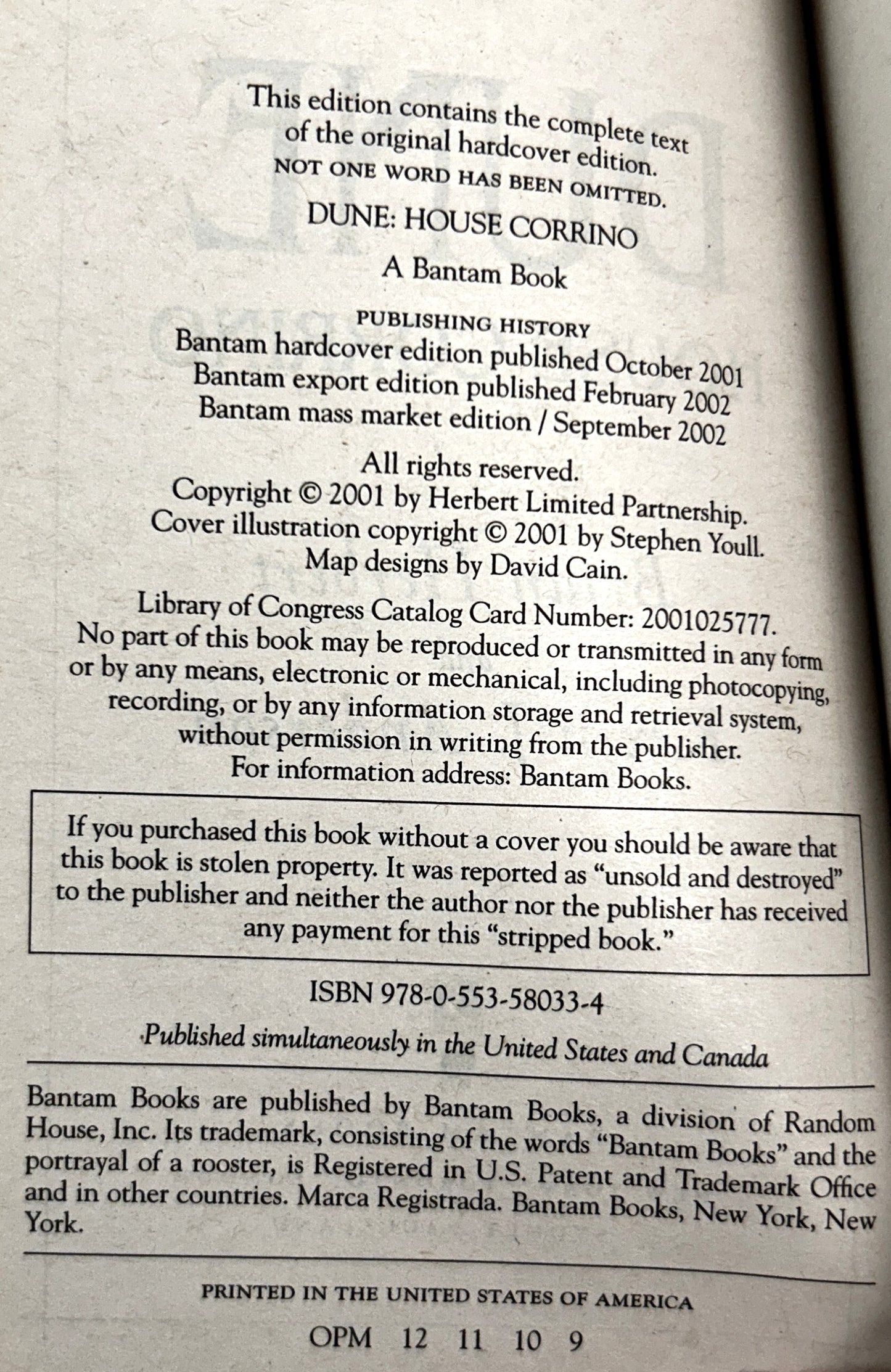 Complete Prelude to Dune by Brian Herbert 2000-2001