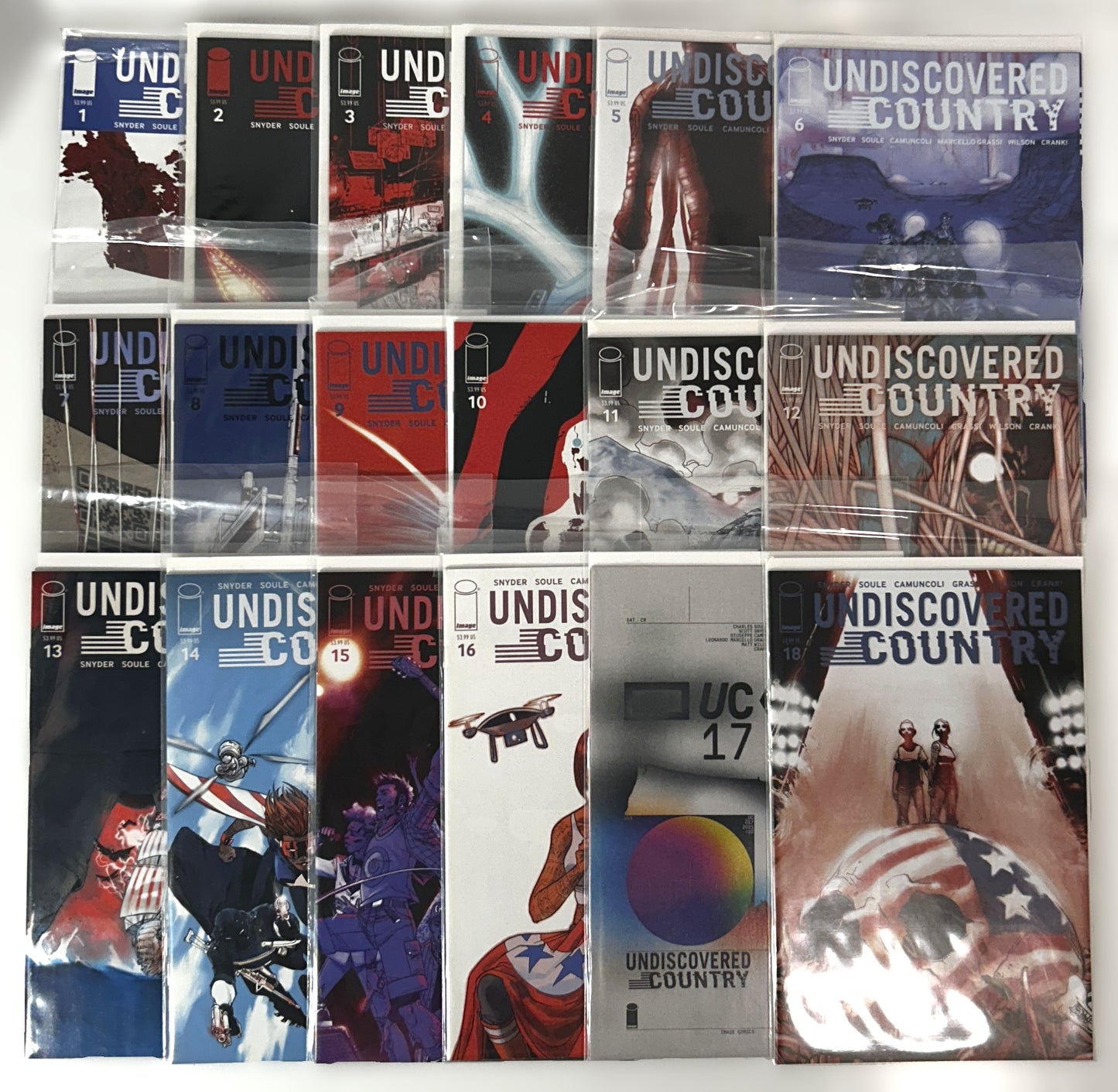Set of 18 Undiscovered Country by Snyder Soule etc. 2019-2022