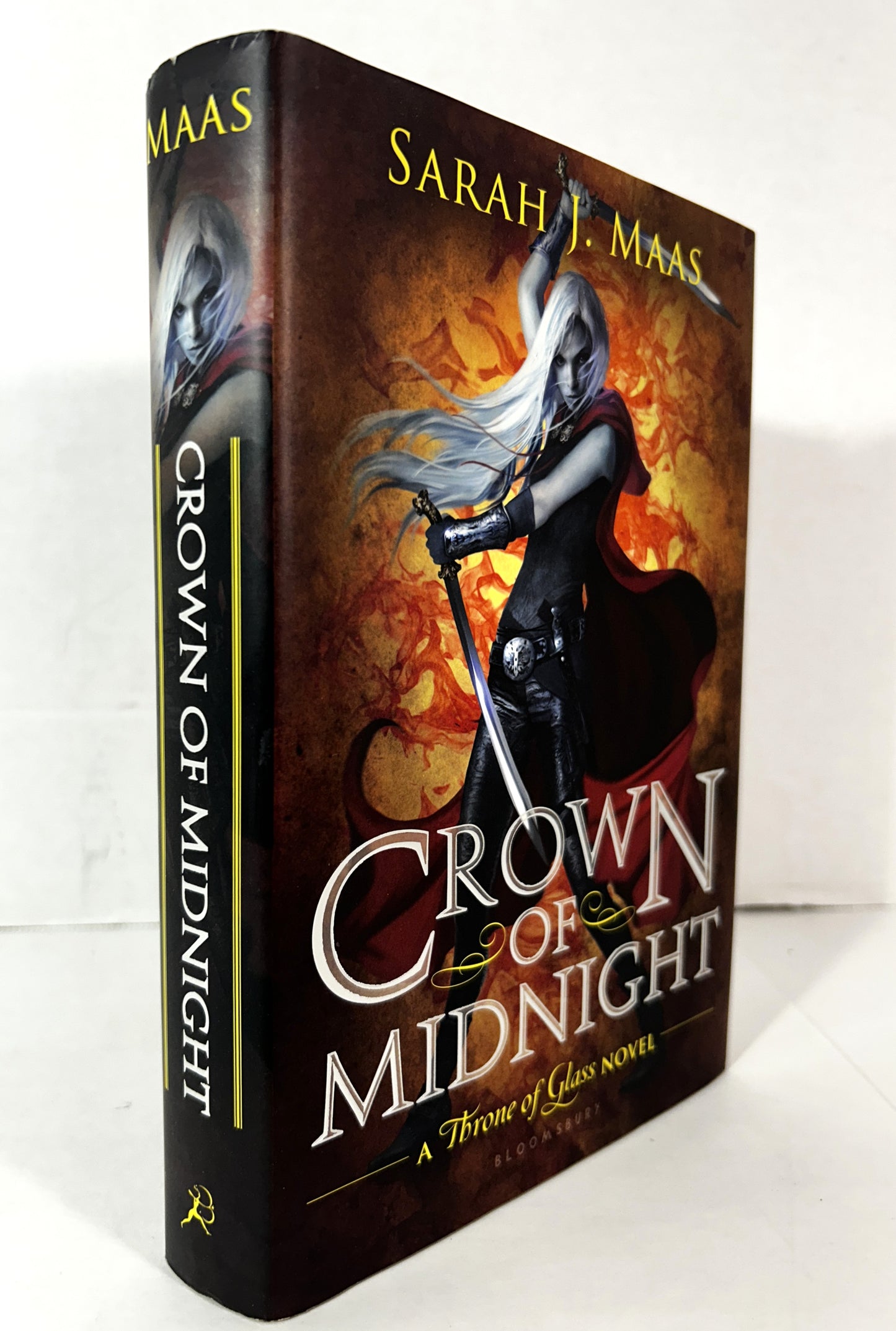 Crown of Midnight (Throne of Glass #2) by Sarah J Maas 1st Edition 1st Print Original Art