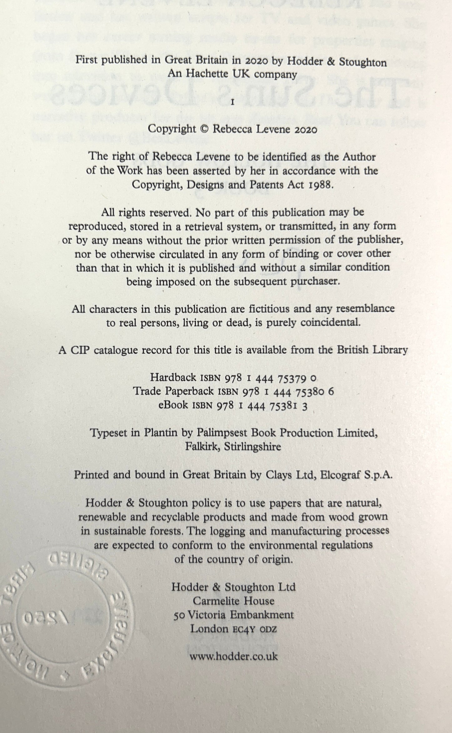 The Hollow Gods Trilogy by Rebecca Levene SIGNED Limited Editions SPRAYED EDGES