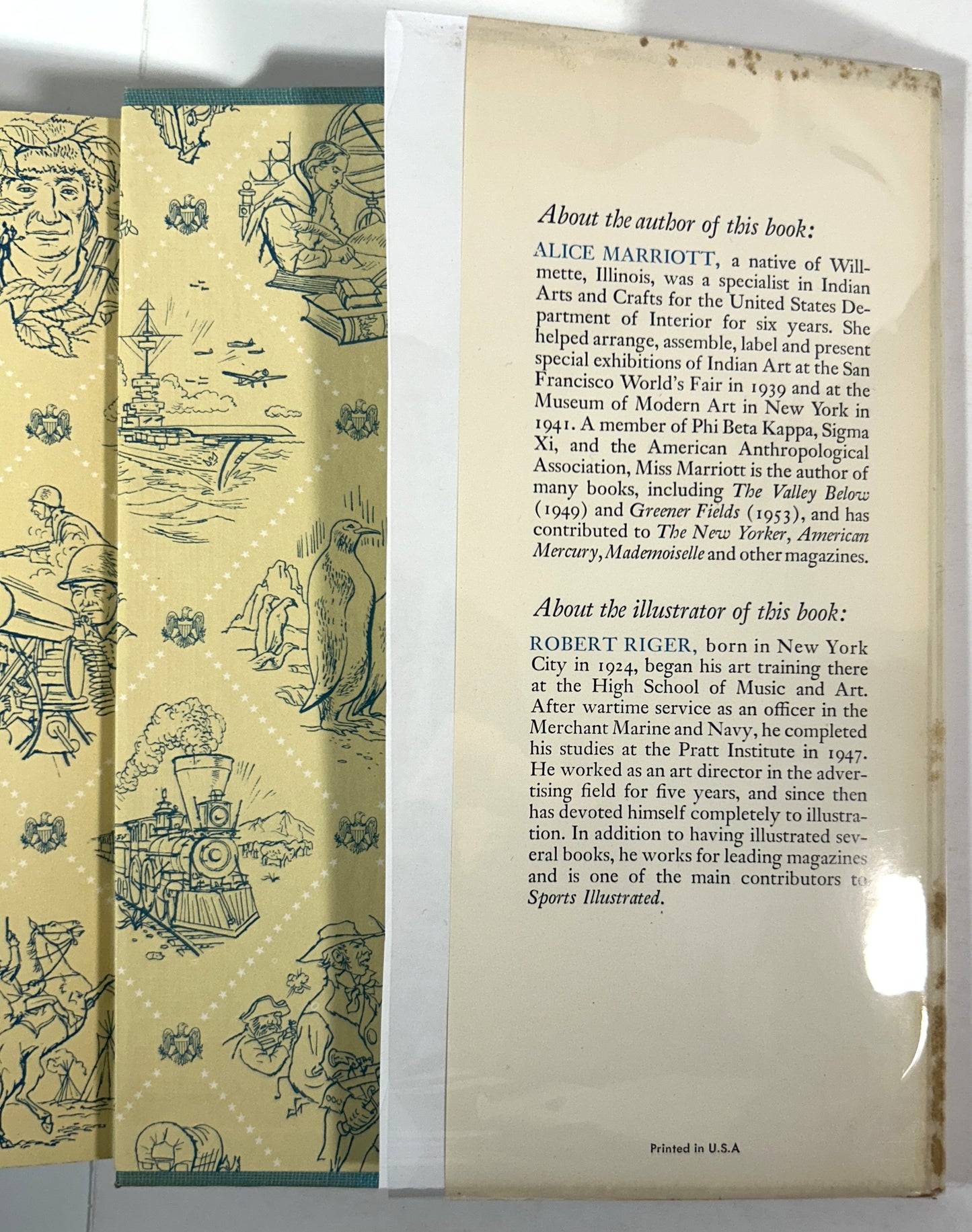 Landmark #65: Sequoyah: Leader of the Cherokees by Alice Marriott 1956 w/ SIGNED Author's Letter