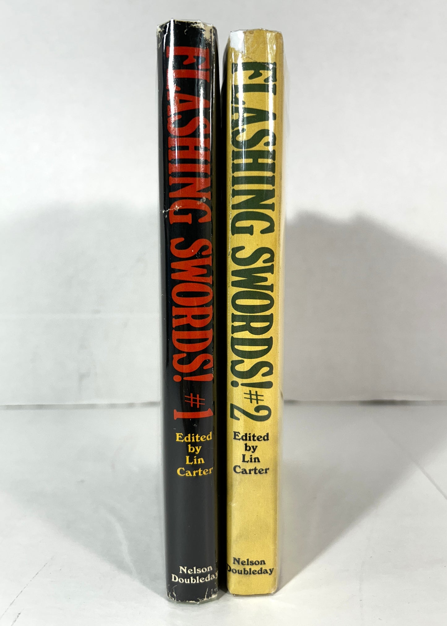 Set of 2 Flashing Swords by Lin Carter 1973 Frazetta Art BCE