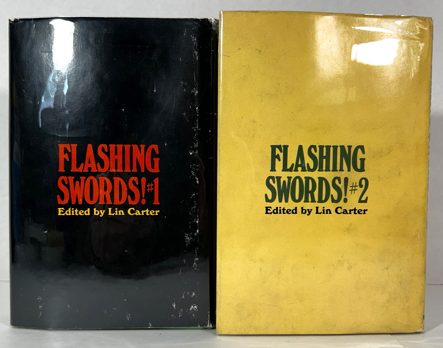 Set of 2 Flashing Swords by Lin Carter 1973 Frazetta Art BCE