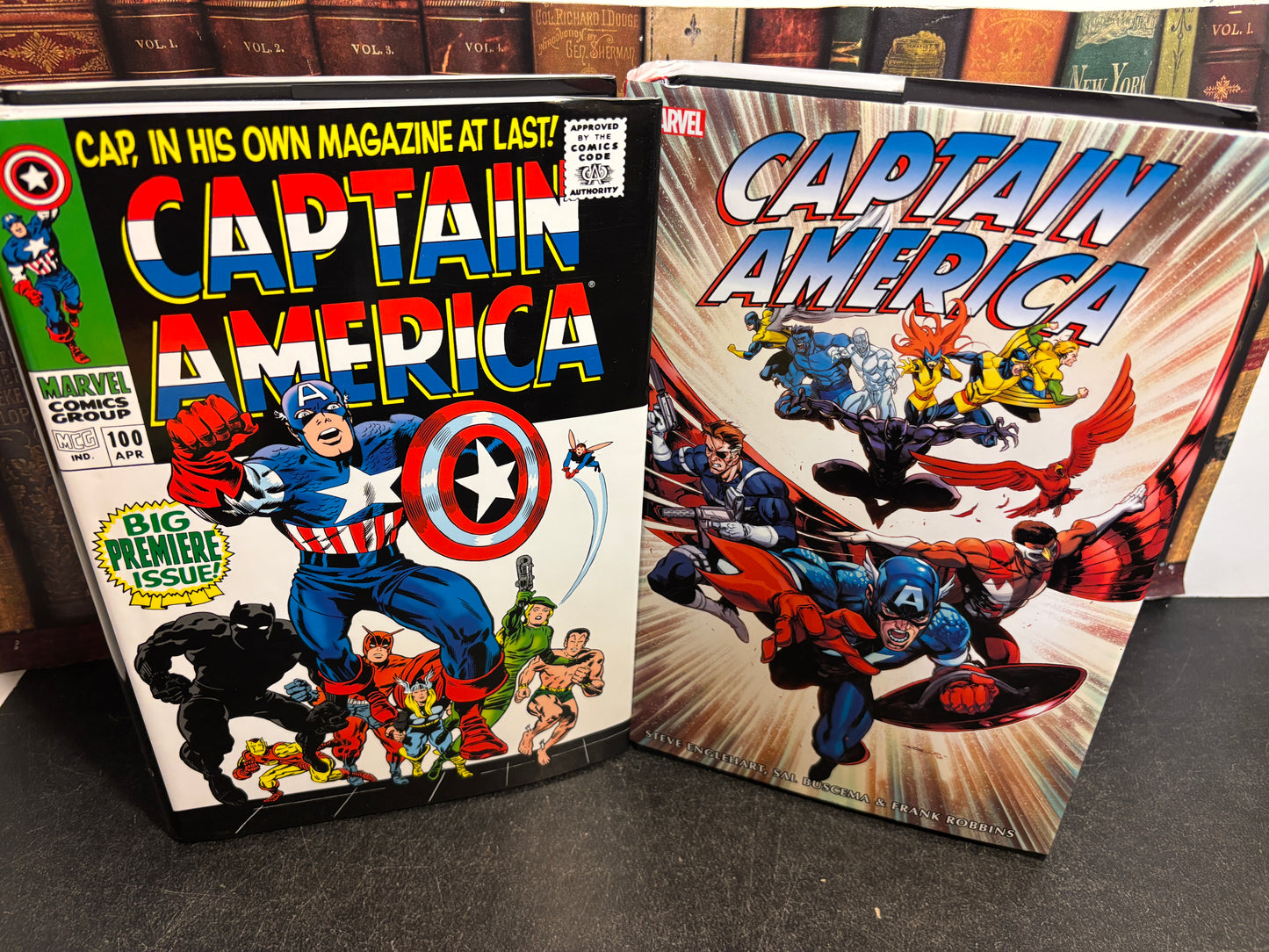 Set of 2 Marvel Omnibuses: Captain America Vol 1 & 3 Hardcovers 1st Printings