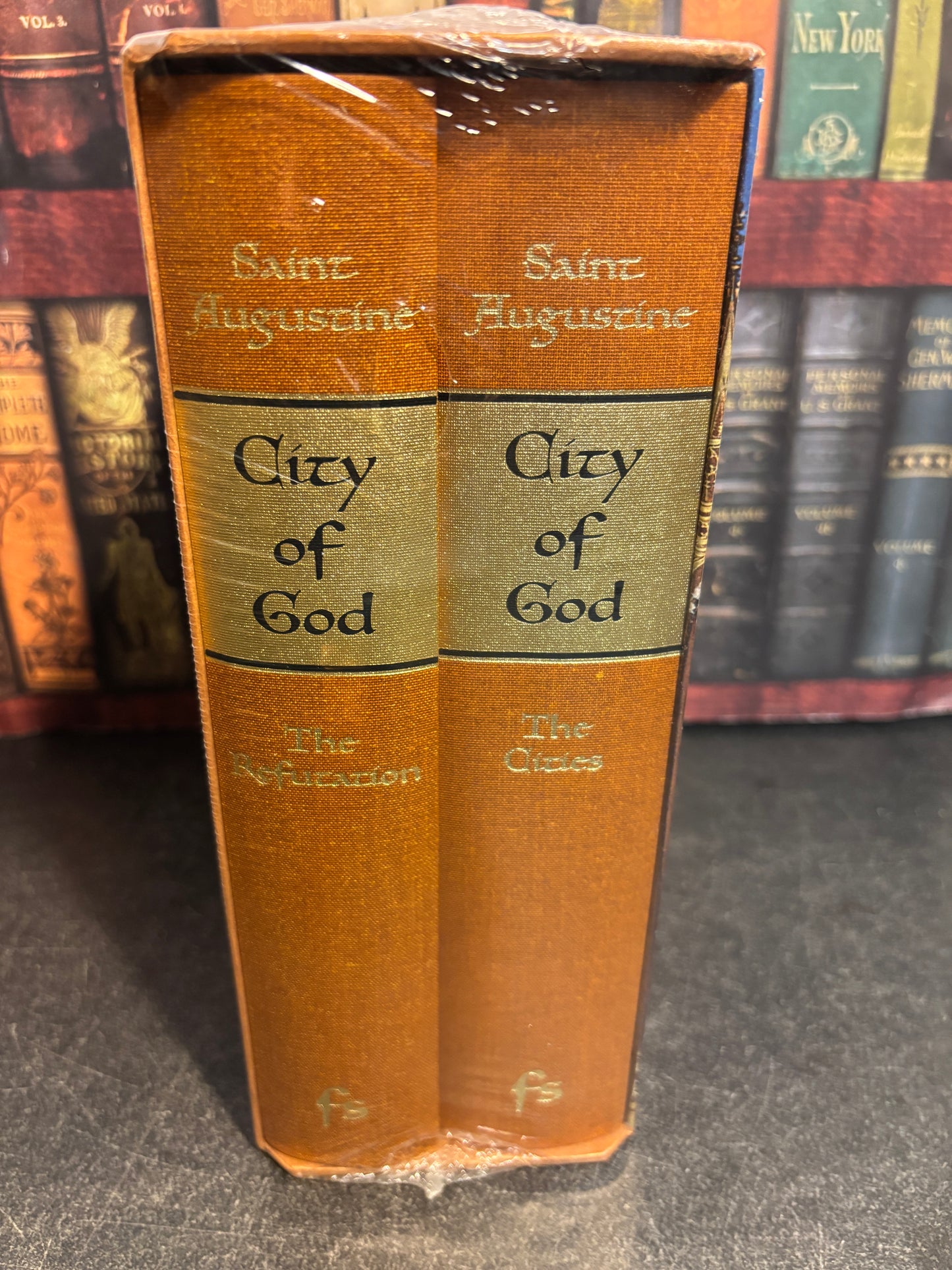 Folio Society: City of the God by Saint Augustine 2 Vol HB Set w/ Slipcase NEW & SEALED