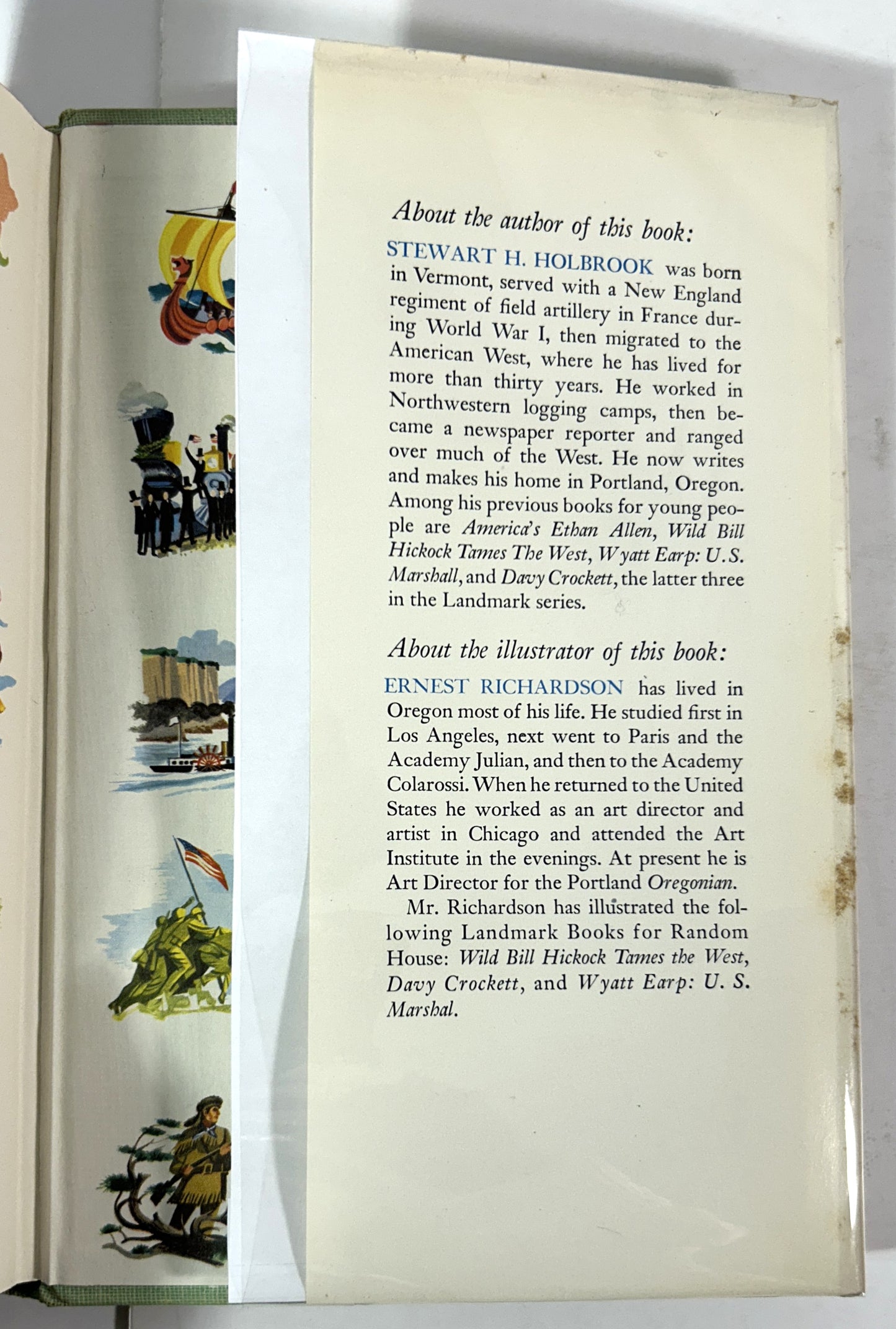 Landmark #90: Swamp Fox of the Revolution by Stewart Holbrook 1959 SIGNED Letter