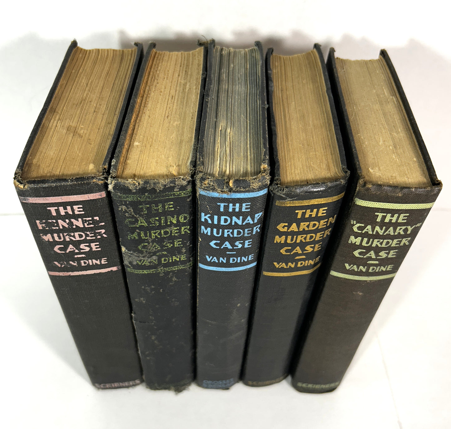 Set of 5 Philo Vance Murder Cases by SS van Dine 1927-1936