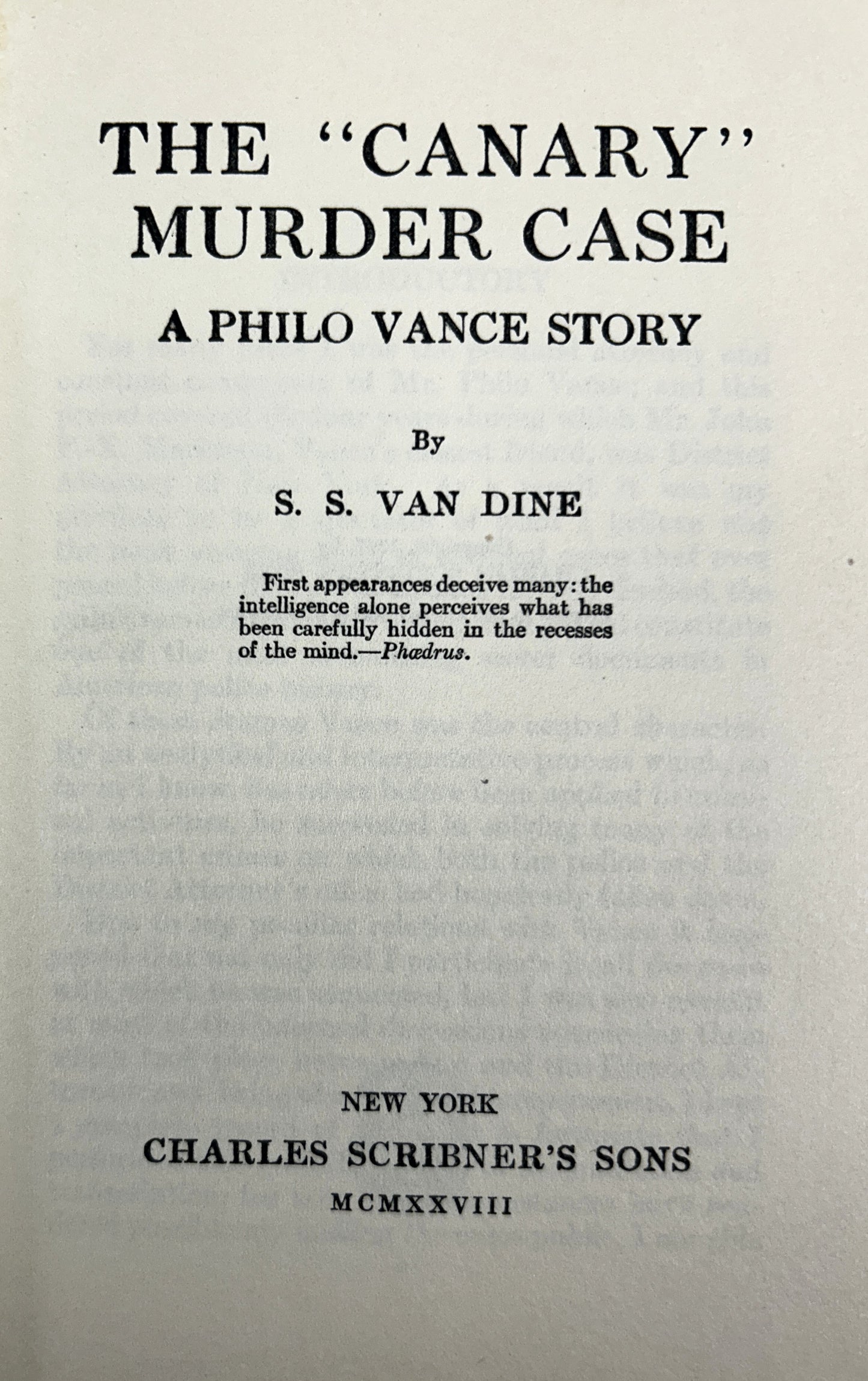 Set of 5 Philo Vance Murder Cases by SS van Dine 1927-1936