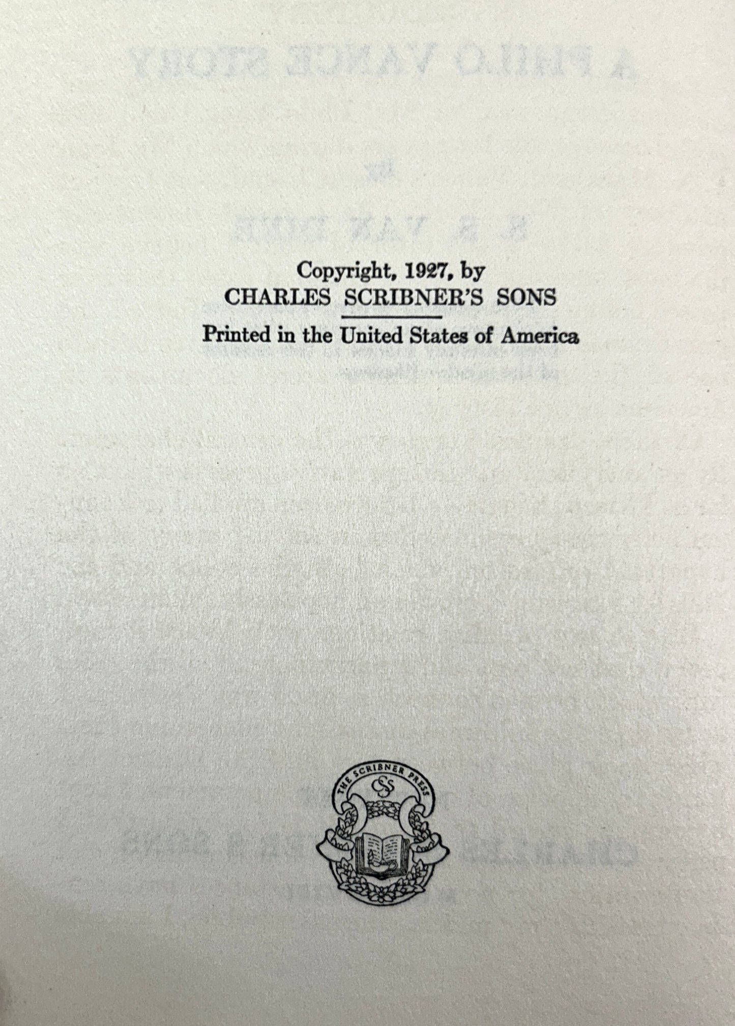 Set of 5 Philo Vance Murder Cases by SS van Dine 1927-1936