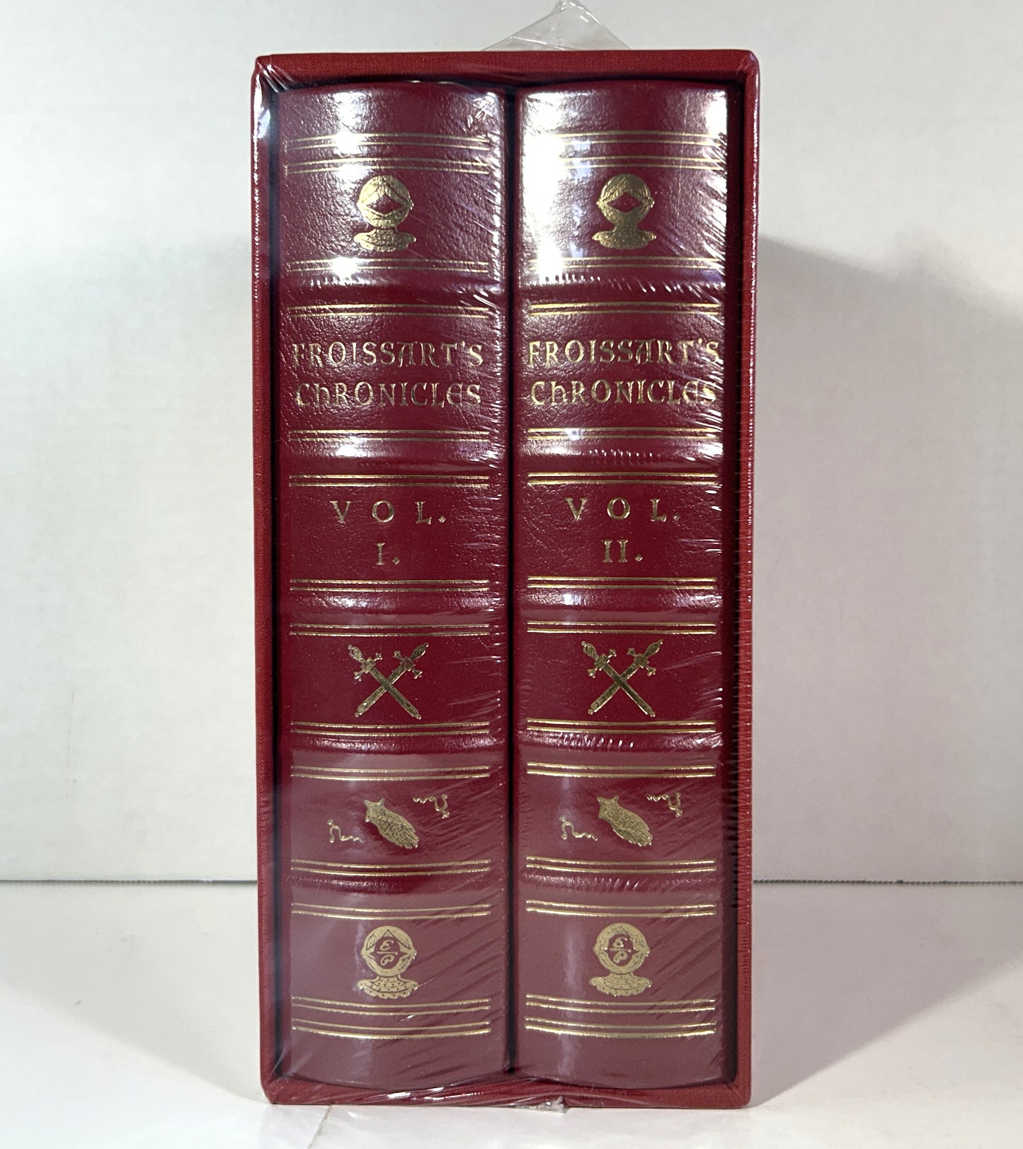 Easton Press: 2 Volume Set of Froissart's Chronicles SEALED