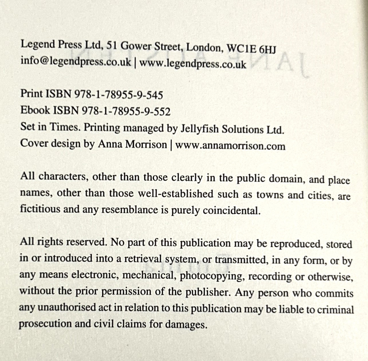 Emma by Jane Austen Published by Legend Press Trade Paperback